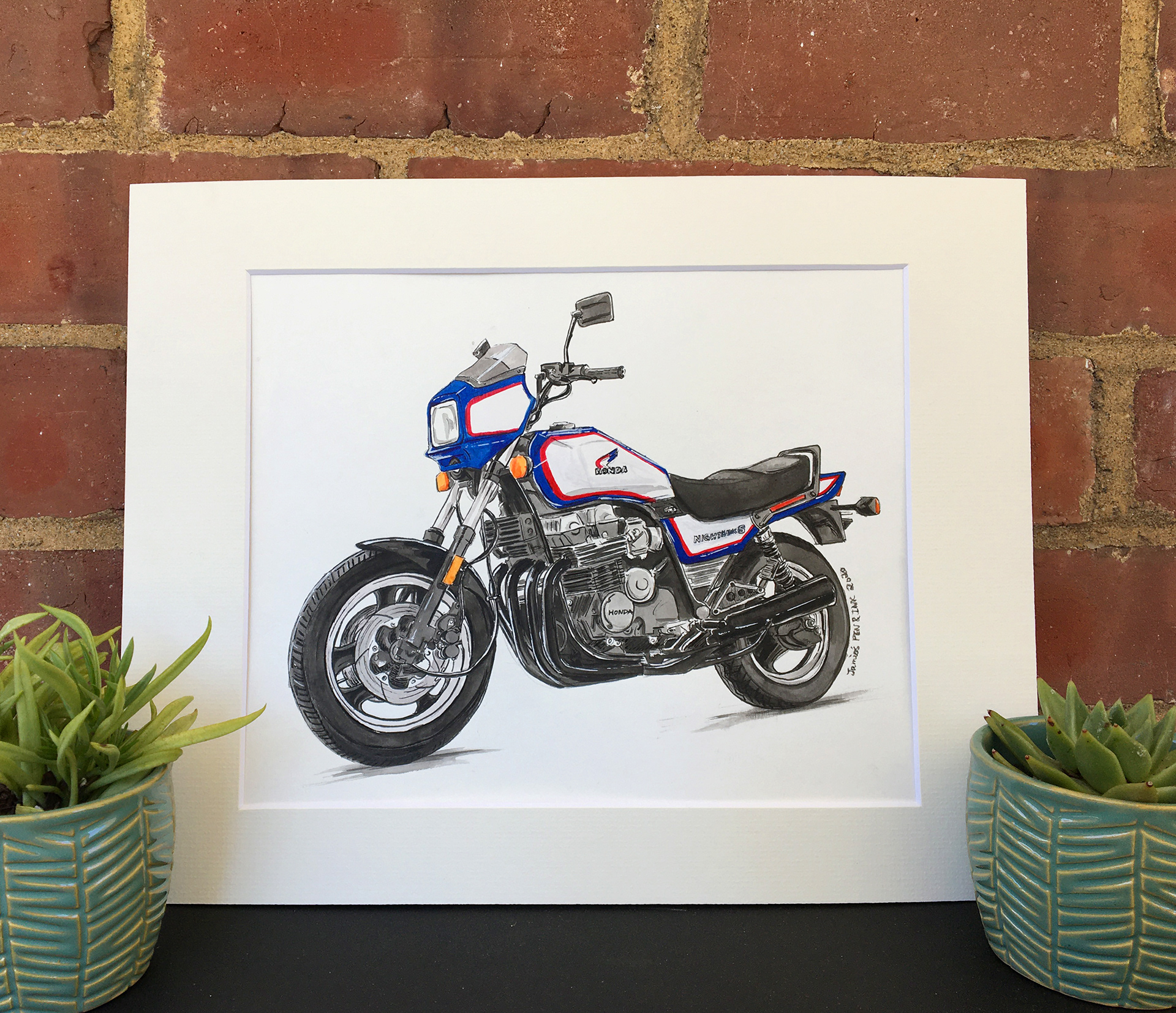 1984 Honda Nighthawk S with frame