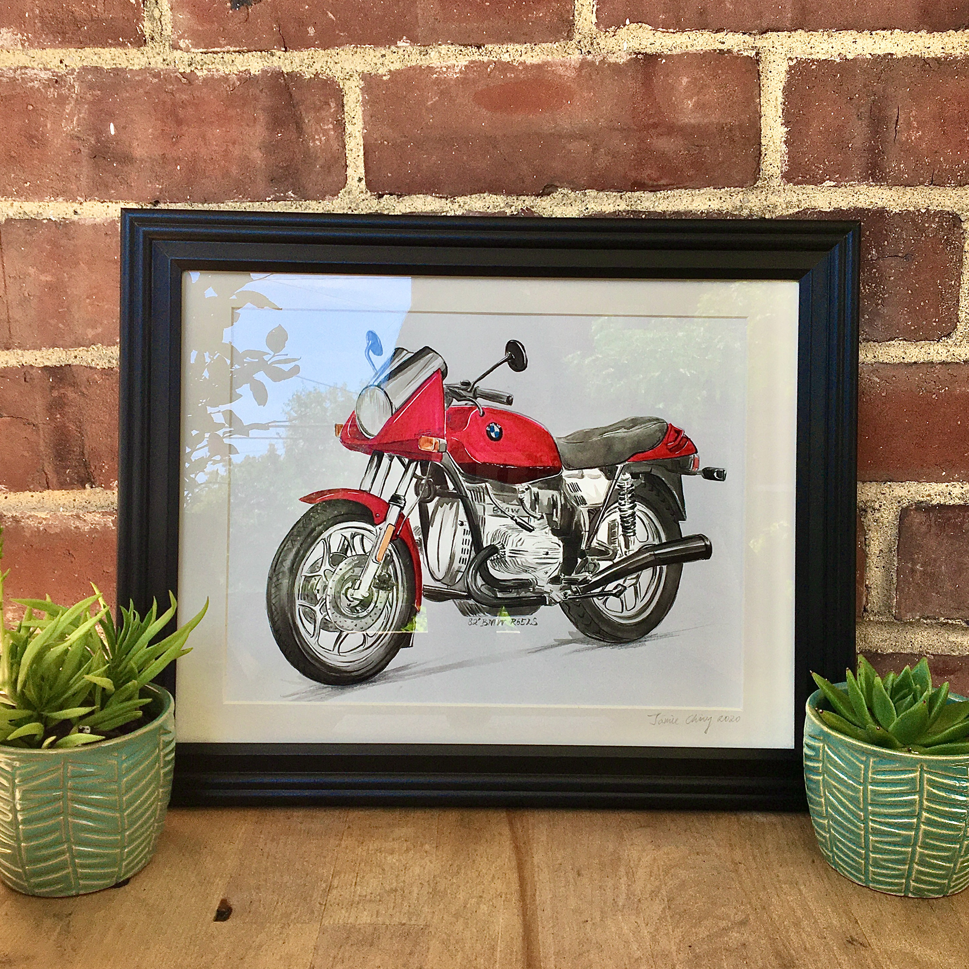 1982 BMW R65LS with frame
