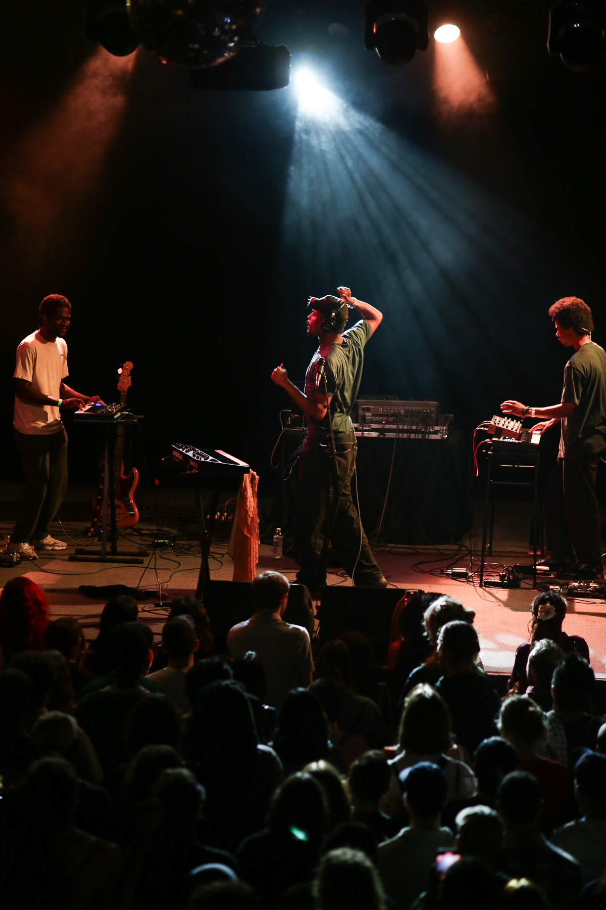 Wide shot of audience watching Nourished by Time at The Sinclair in Cambridge, MA; September 17th, 2025.