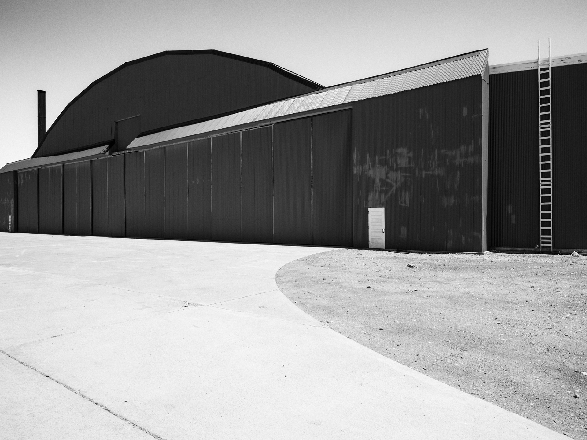 The Enola Gay hanger.