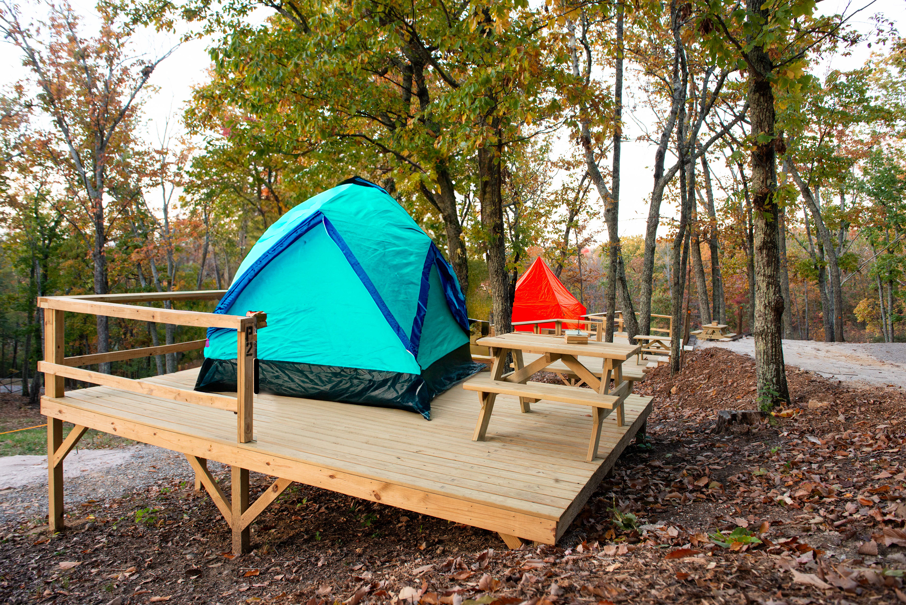 Tent decks (tents not provided)