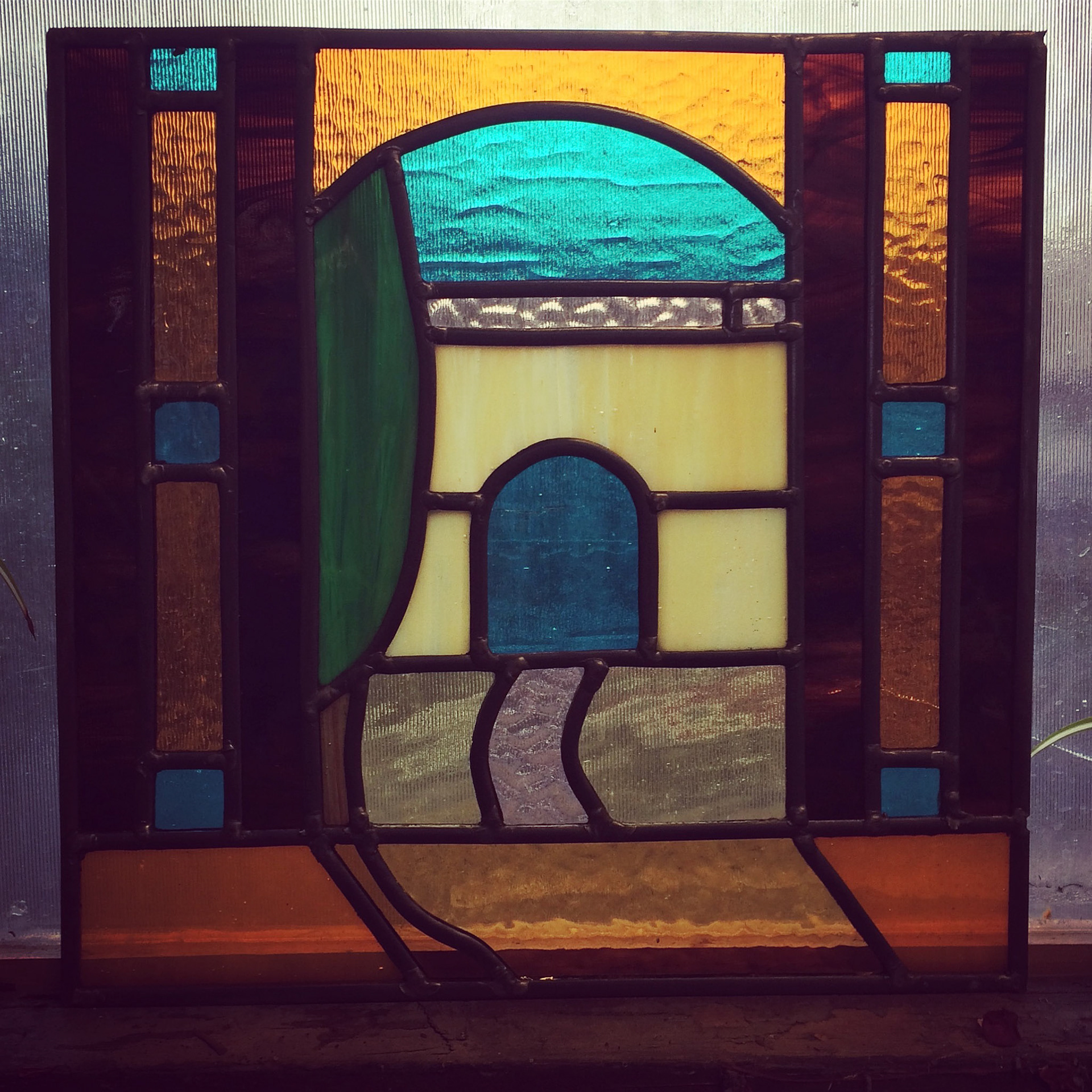 Stained glass beginners lead course