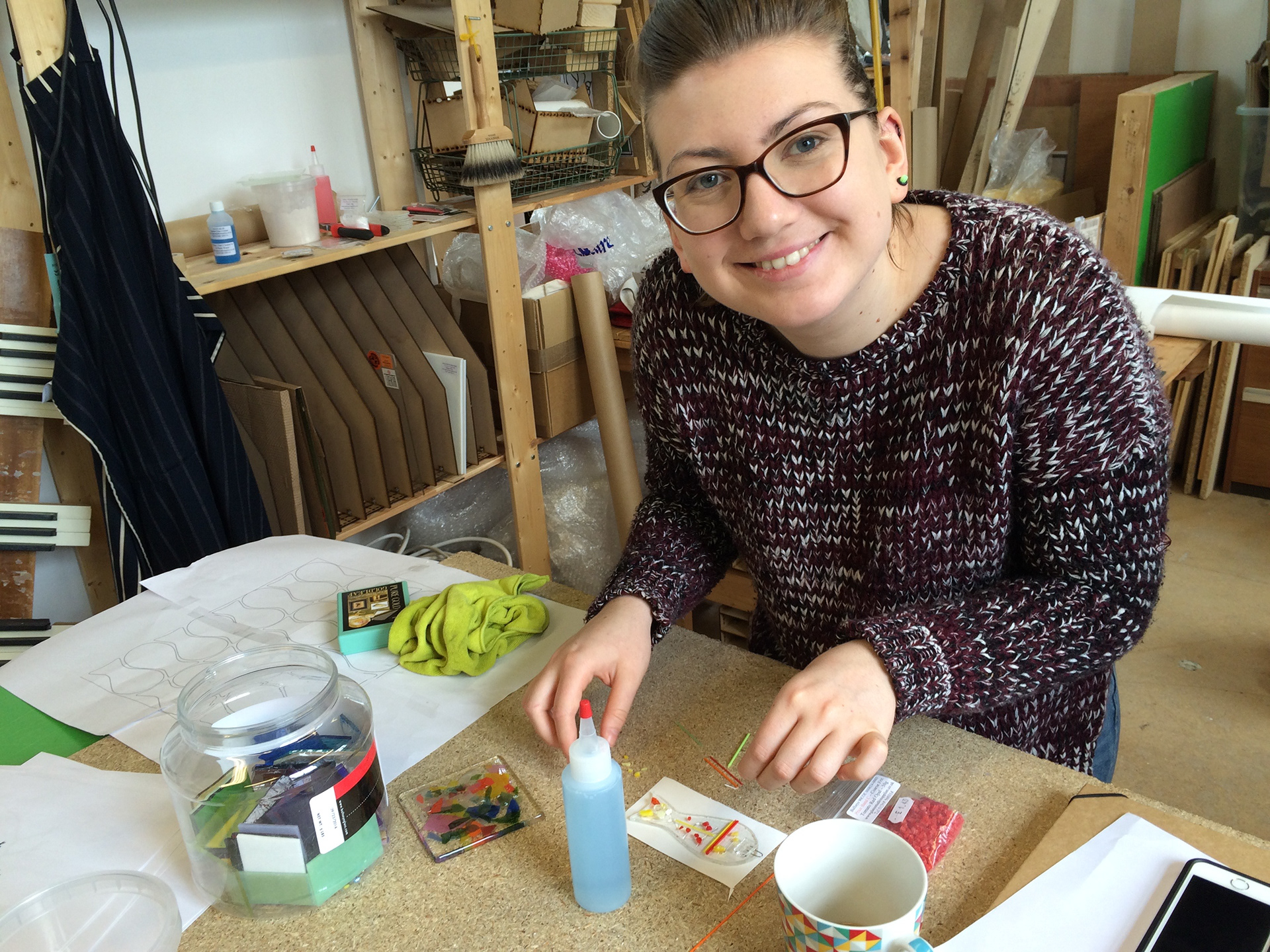 Fused Glass beginners workshops and classes in Leeds