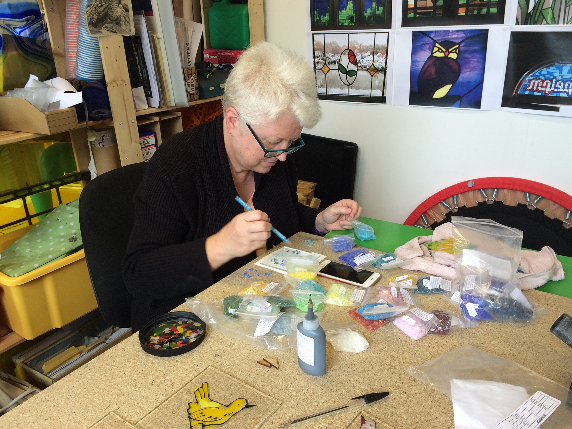 Fused Glass beginners workshops and classes in Leeds
