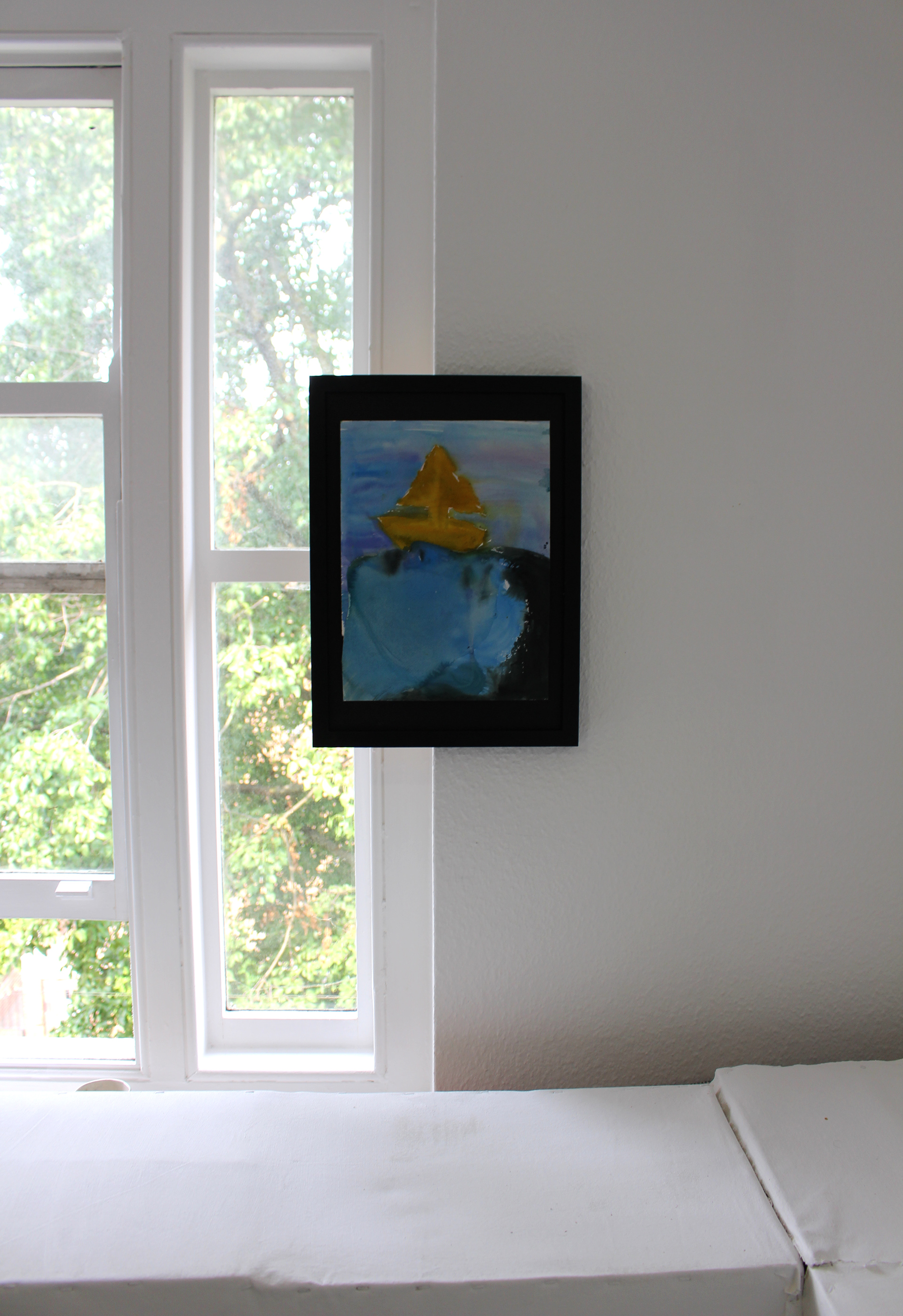 Gabrielle Bejani - "Migration" - 2024 - watercolour on paper - 33 x 45 cm (framed)