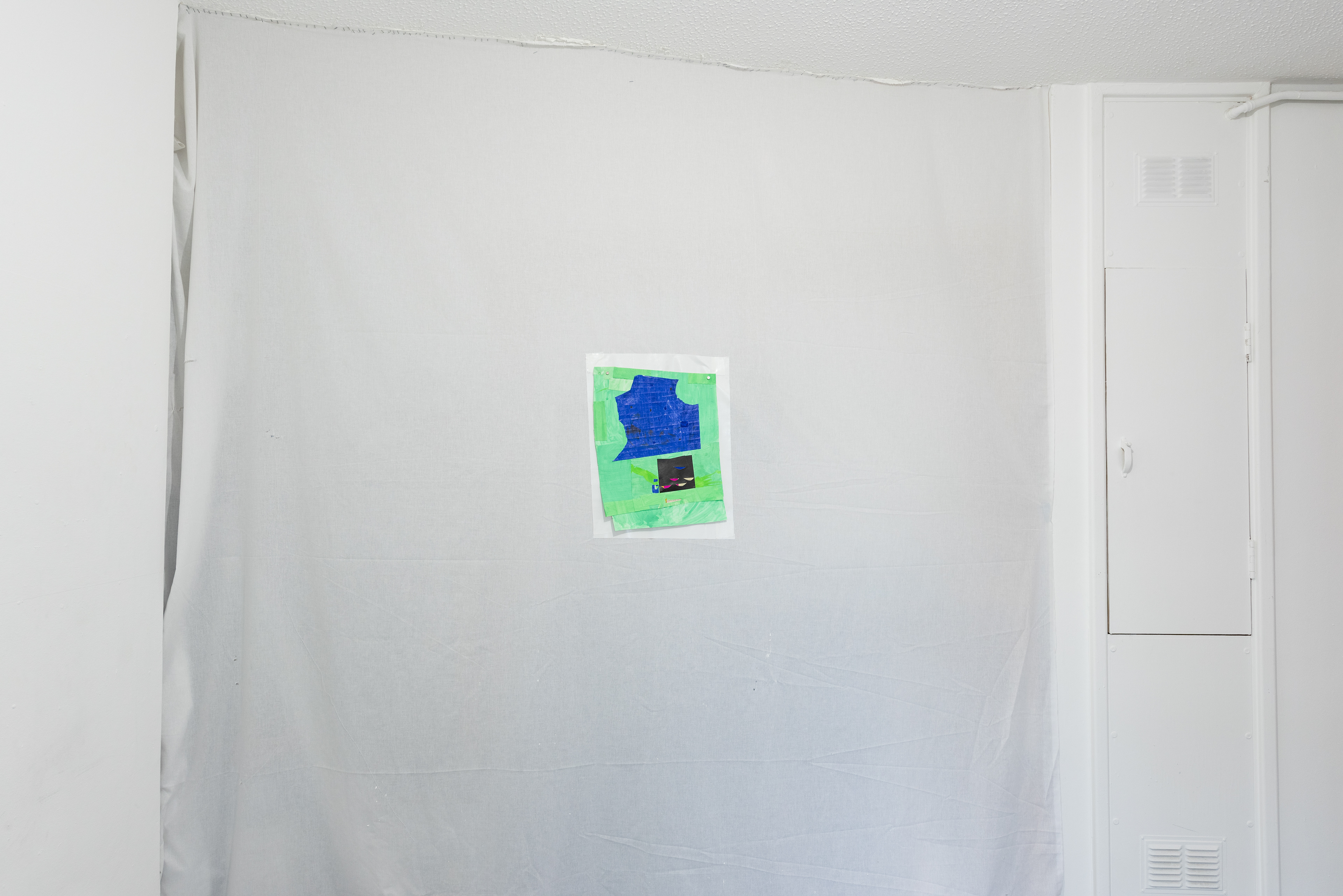 Lucinda Purkis 'Imago' - 2024 - mixed media on paper - 33 x 42 cm