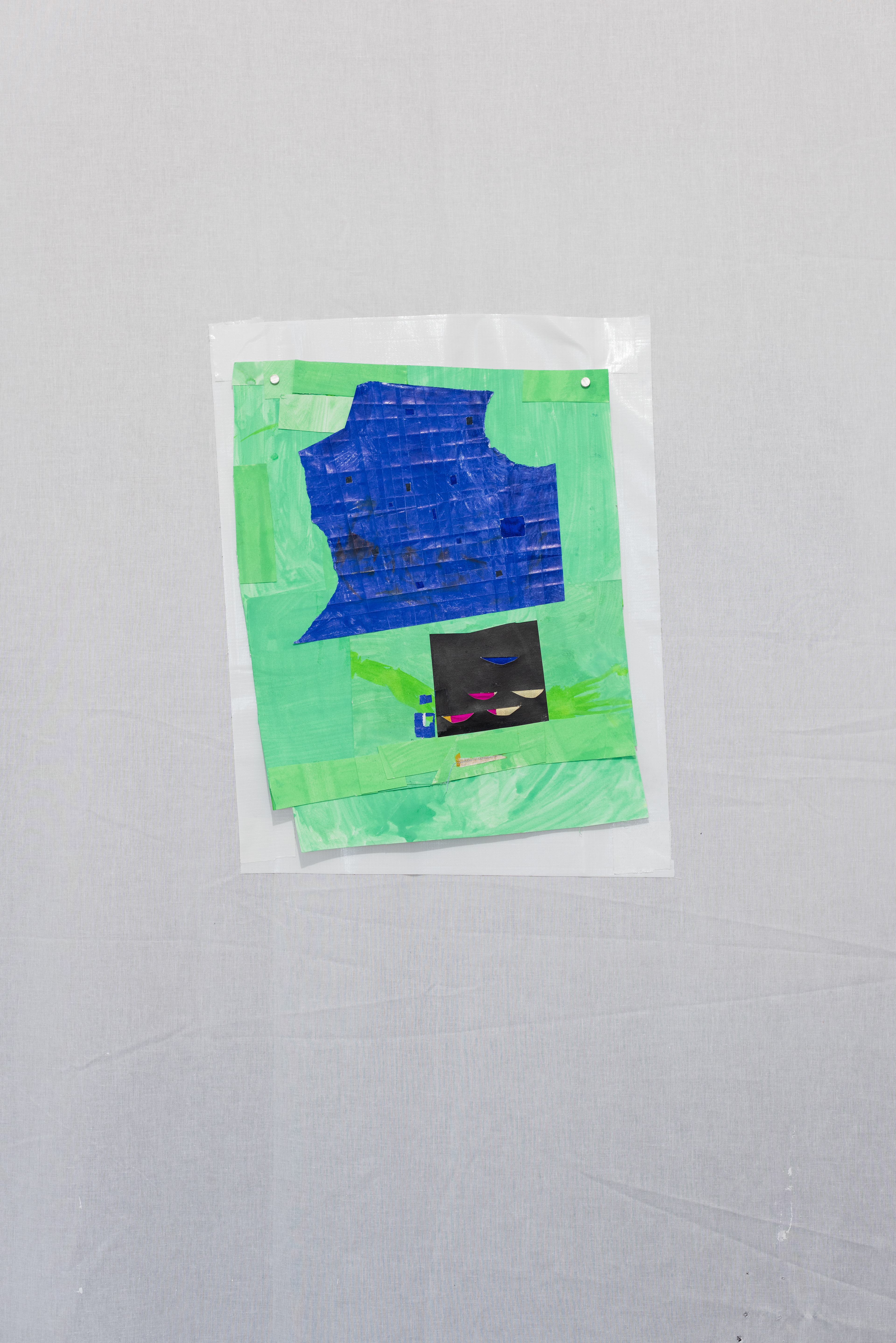 Lucinda Purkis 'Imago' - 2024 - mixed media on paper - 33 x 42 cm