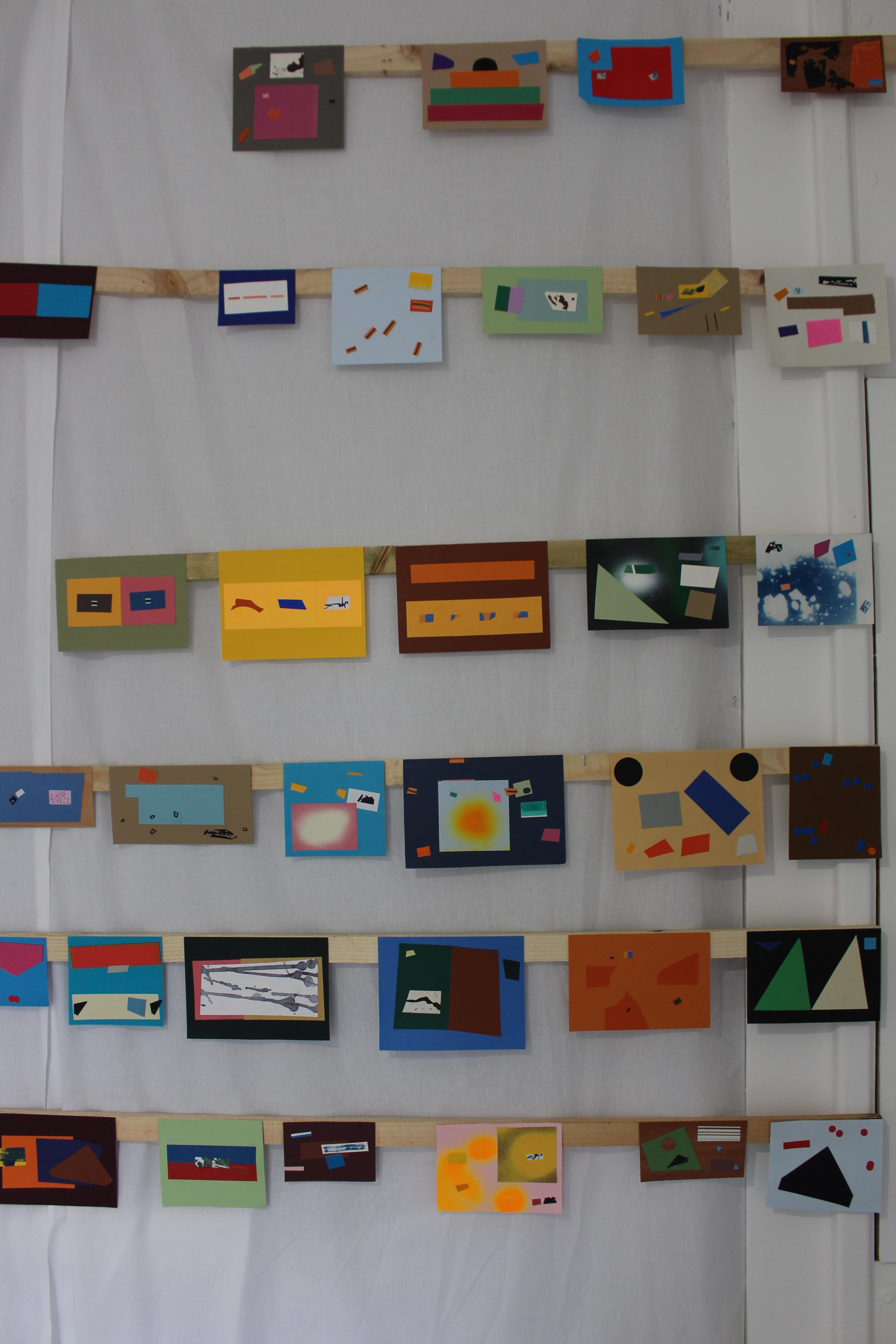 Ben Coleman - "40 Selected Collages" - 2024 - mixed media collage - size variable - (detail)