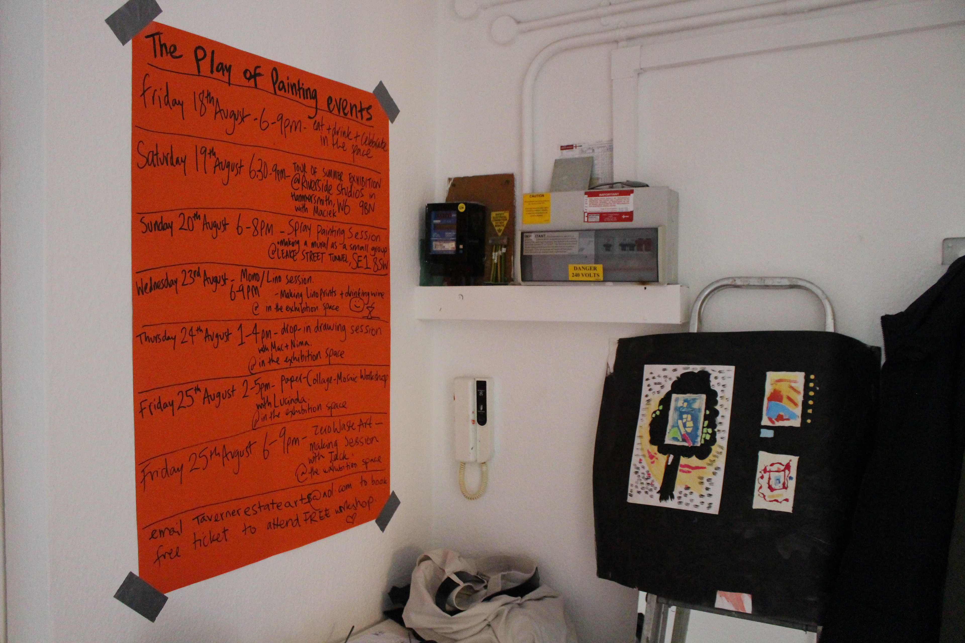 The Play of Painting (installation)