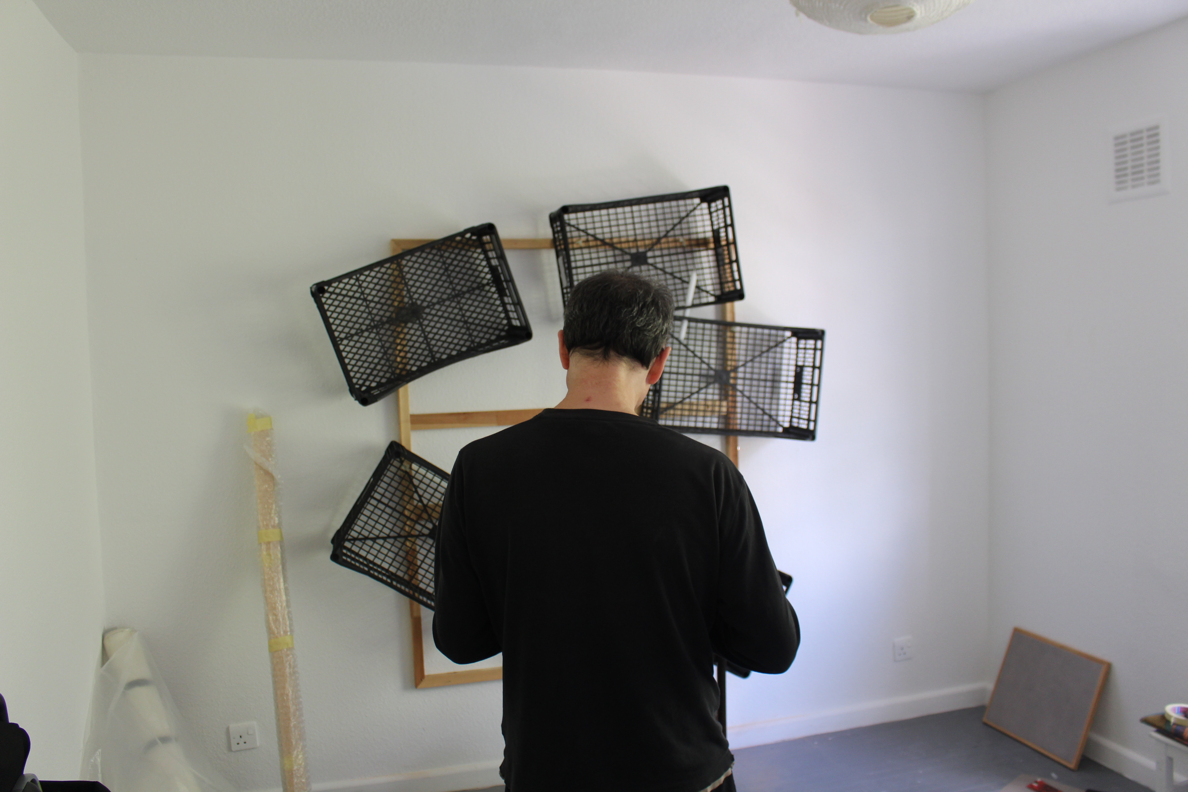 Installation, with Darren