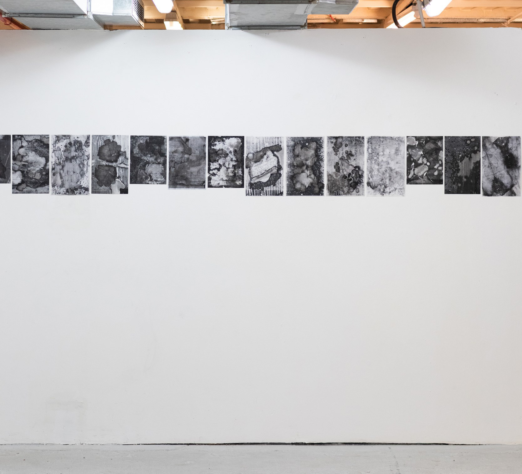 Camilo Parra - Obra Negra (2022-2025) - mixed media on laser prints on paper - dimensions variable