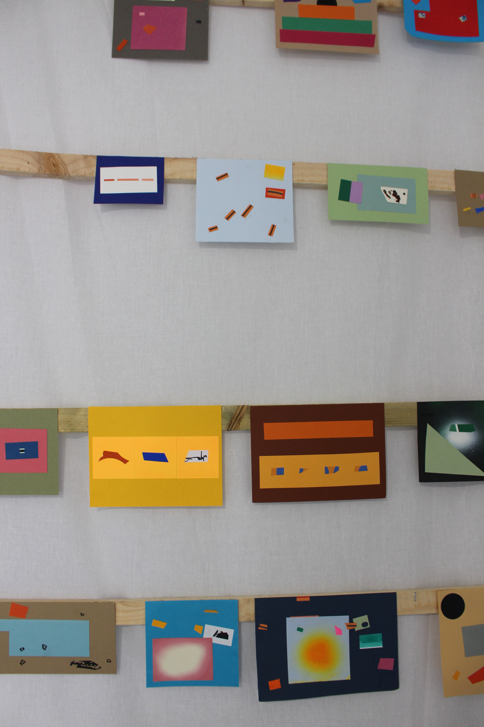 Ben Coleman - "40 Selected Collages" - 2024 - mixed media collage - size variable - (detail)