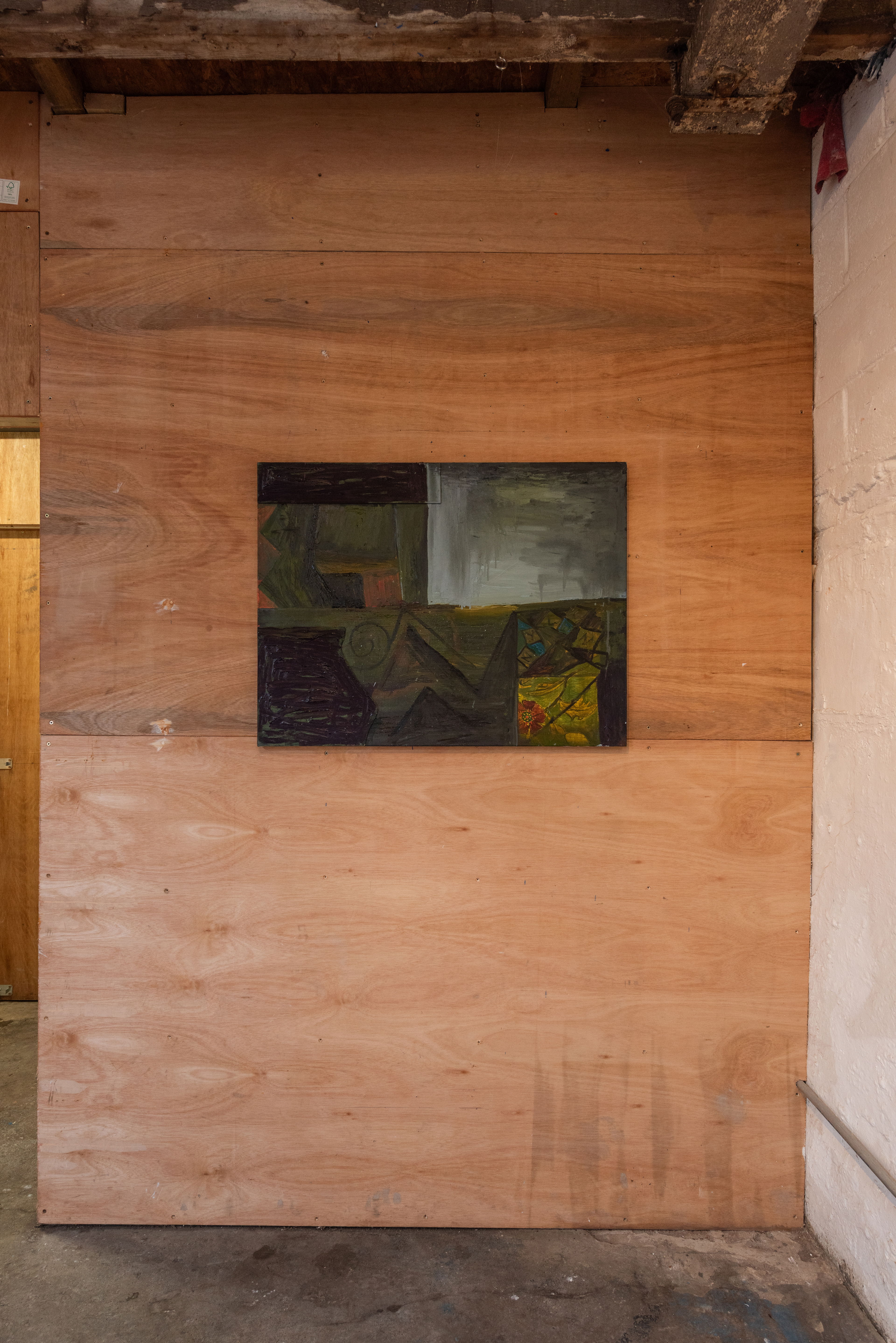 Ben Westley Clarke - Nylon - (2024) - Oil and Wood on Canvas - 70 x 90 cm