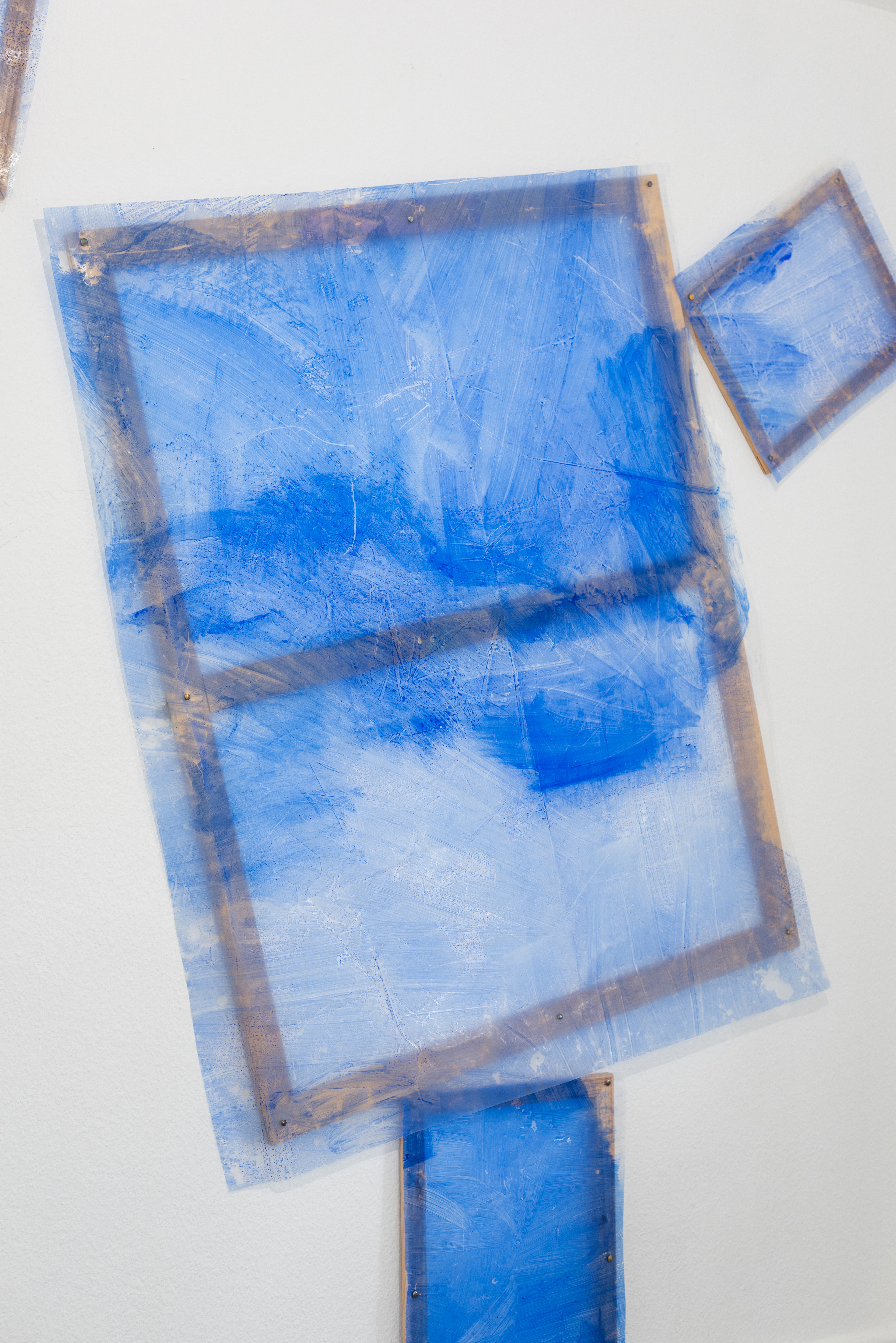 Darren O'Connor & Sean Michael - 'untitled collaboration' 2024 - mixed media & acrylic paint - (detail)