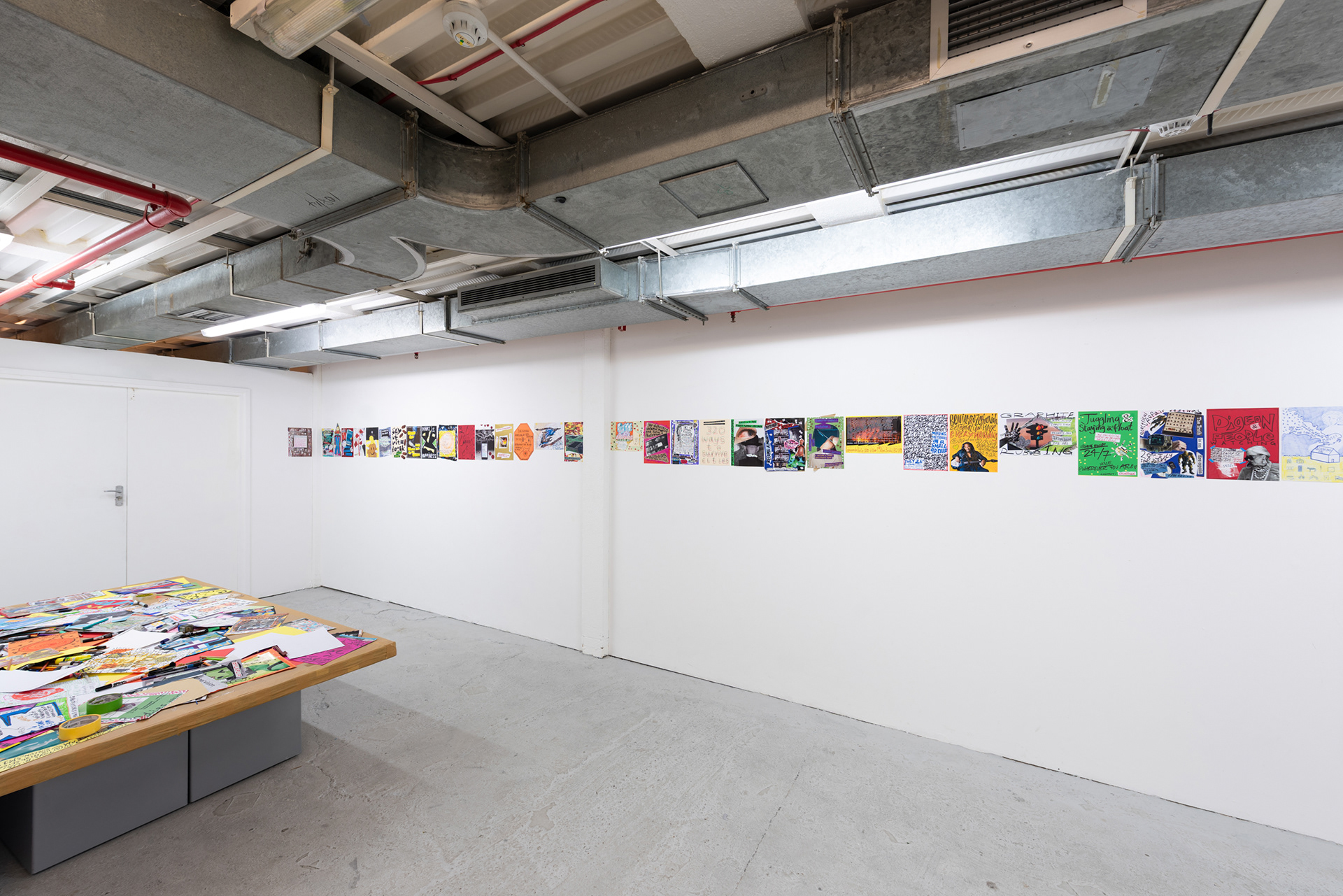 Nice Gmo - Various Imaginary Posters (2025) - mixed media collage on various papers - dimensions variable