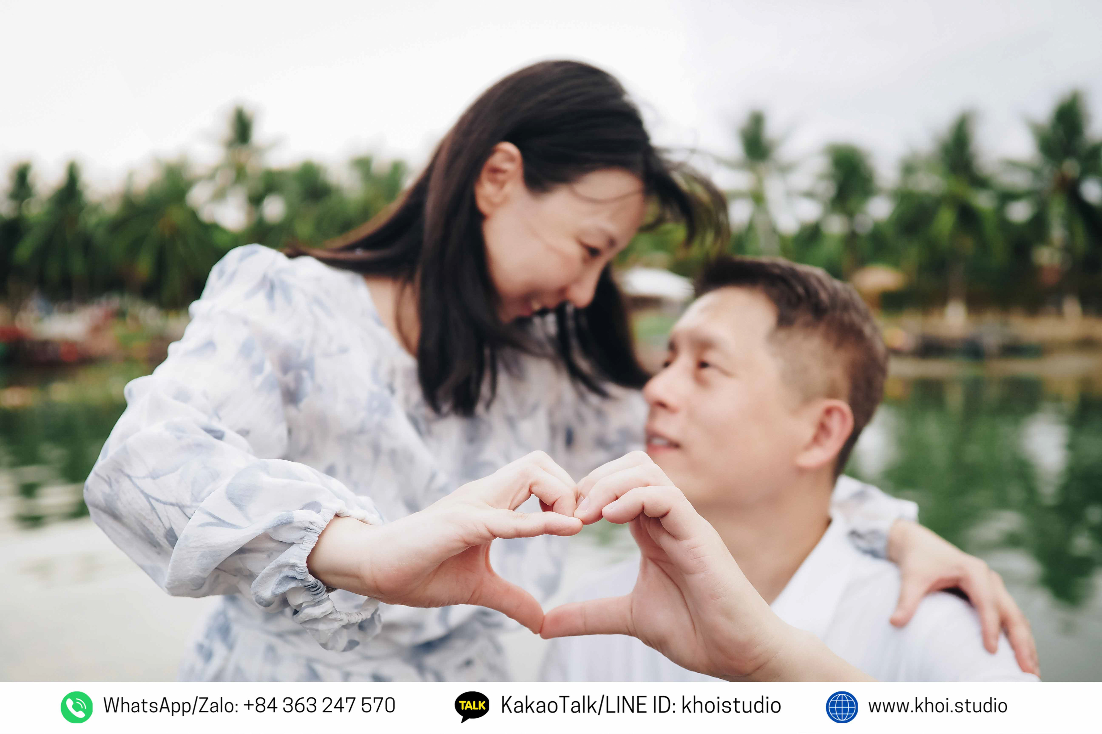 Hoi An couple photoshoot - Singapore tourists