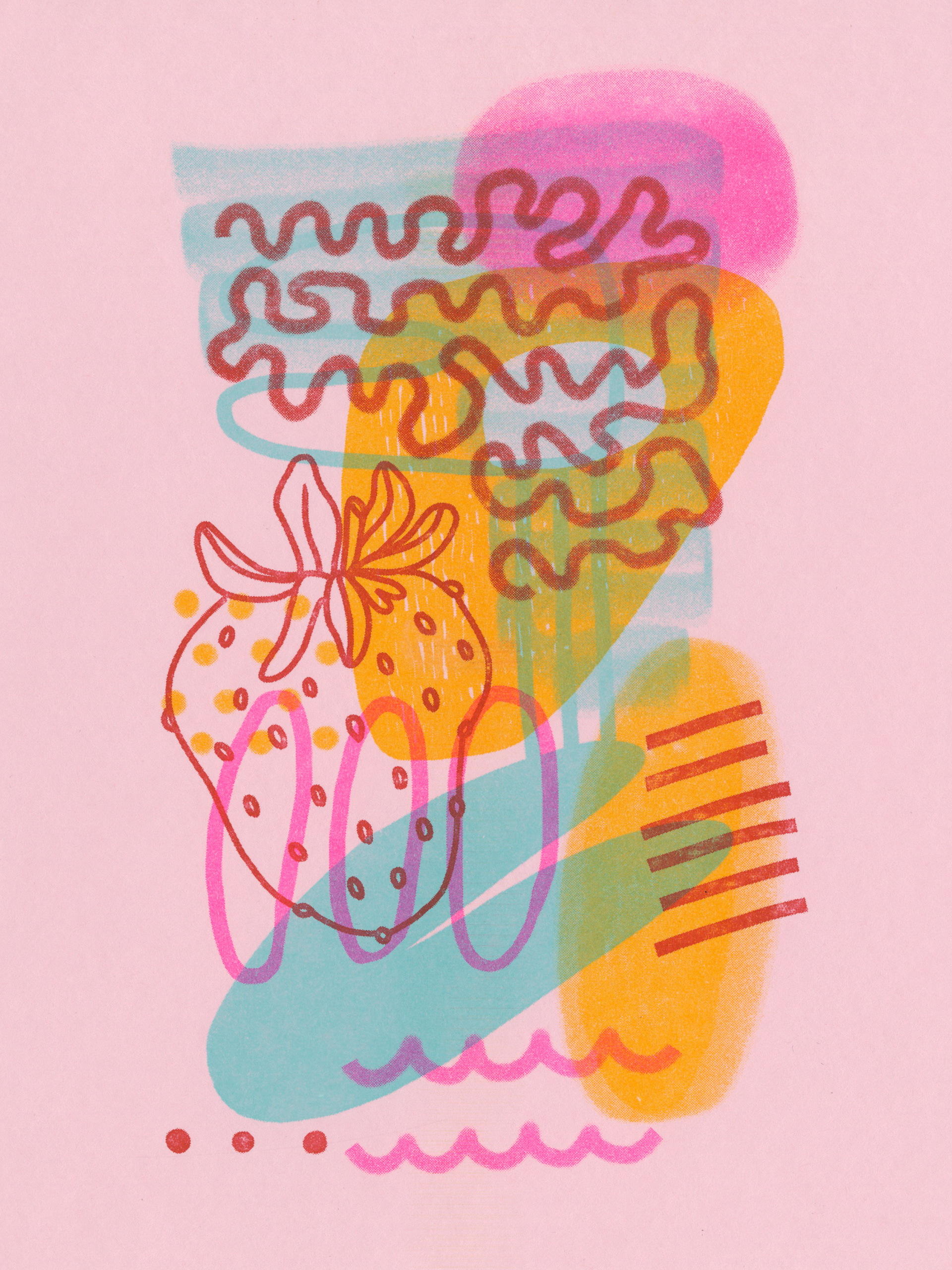 "Space III", risograph.