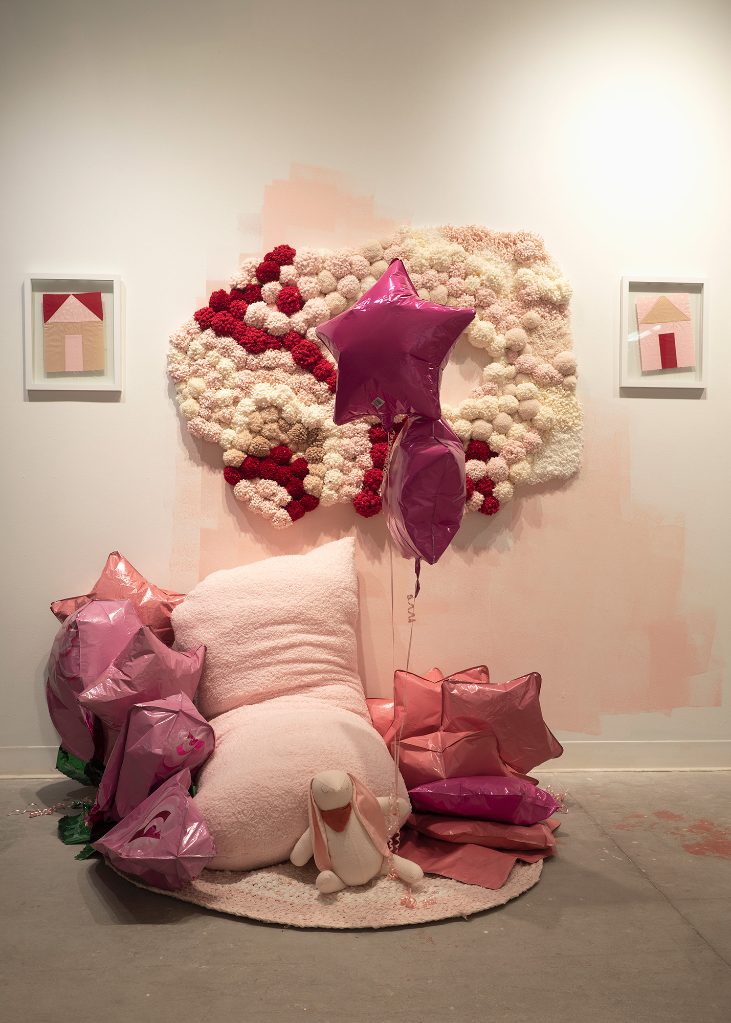 "Slump", soft sculpture.