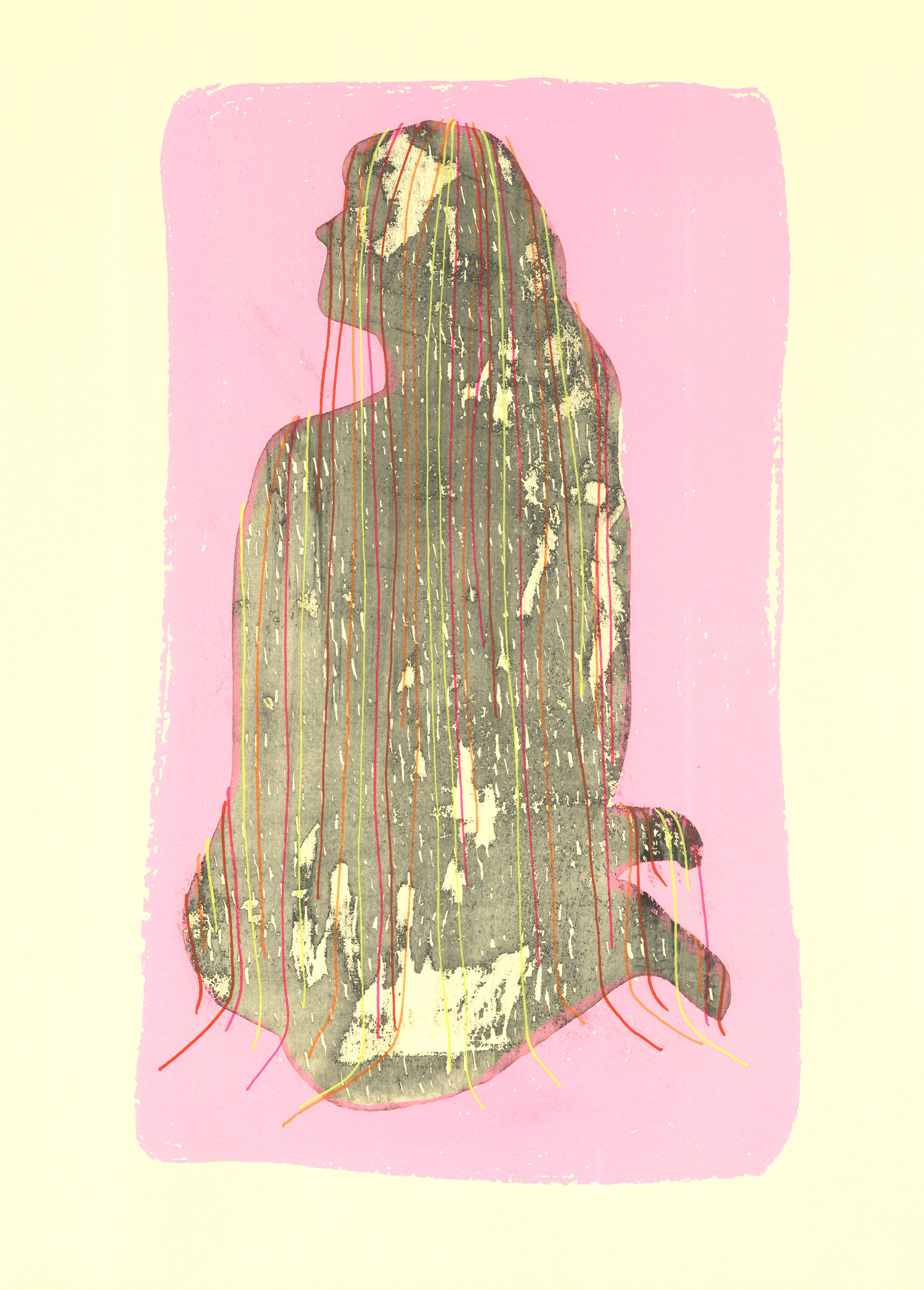 "Celebrate", screenprint.
