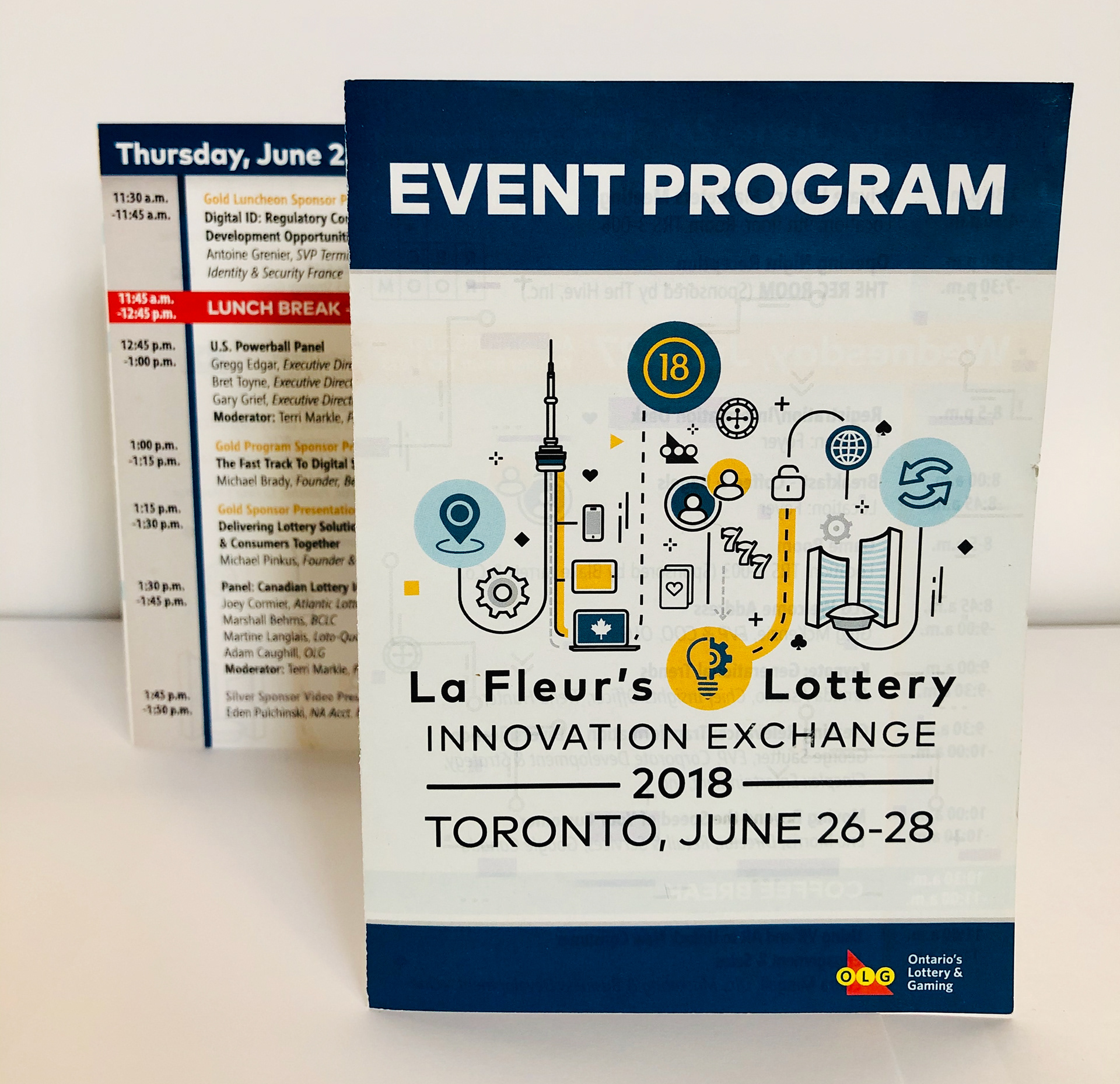 Event program pamphlets