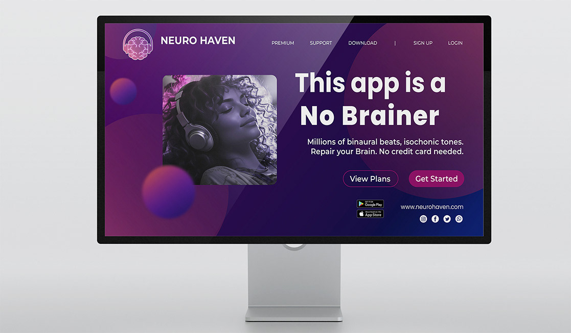 Vertical Web Banner + Landing Page