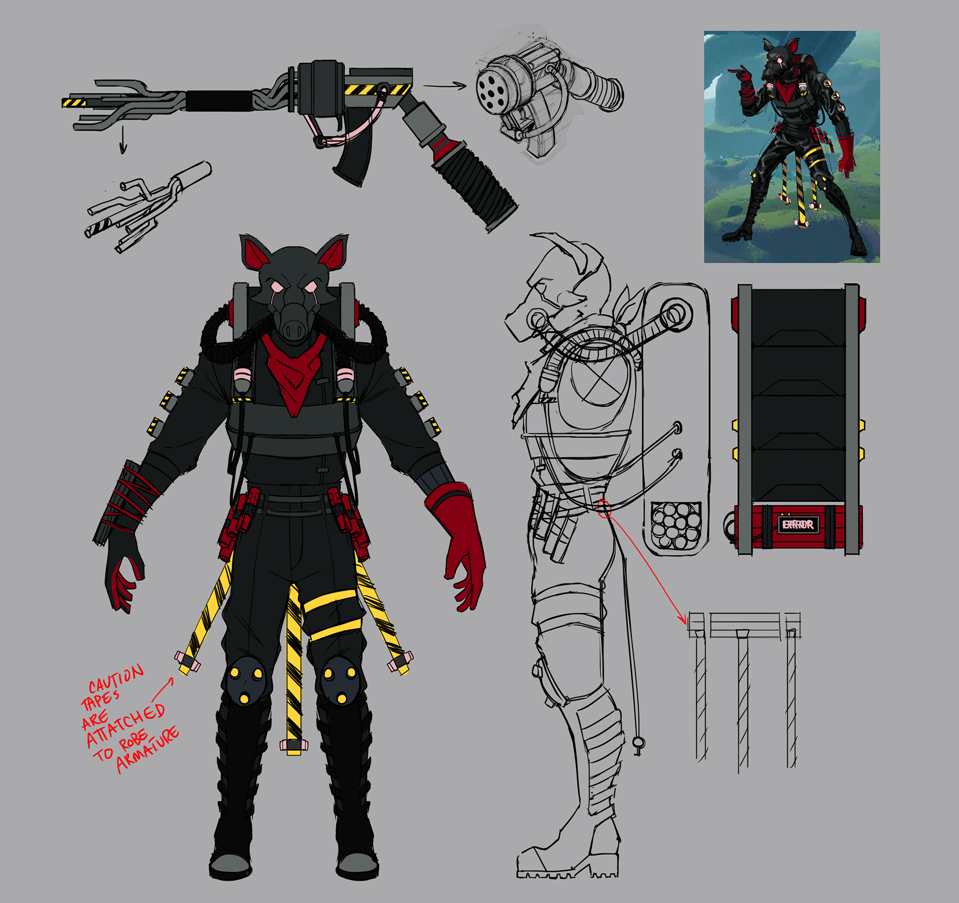 Unused INFERNO Skin