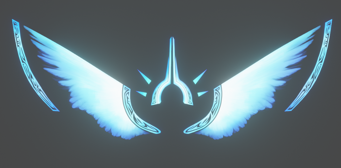 Wings for fan-created HD Gabriel Model from ULTRAKILL