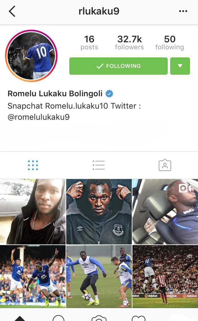 Romelu Lukaku Profile Picture