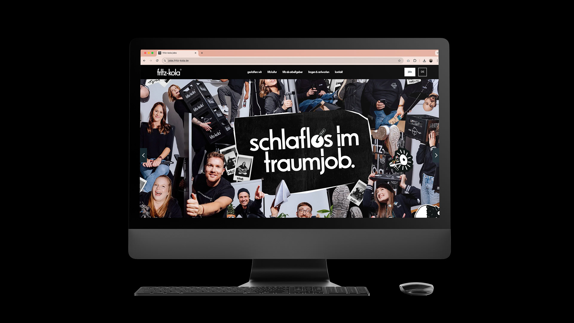 Fotografie: Fritz Kola Employer Branding | Agentur: Rocket & WInk