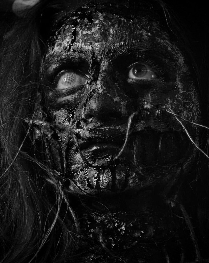 Maddi (model) — Ana Ria (SFX Makeup) — Prosthetic Makeup School by Alina Bedeleanu, Bucharest, Romania, 2018