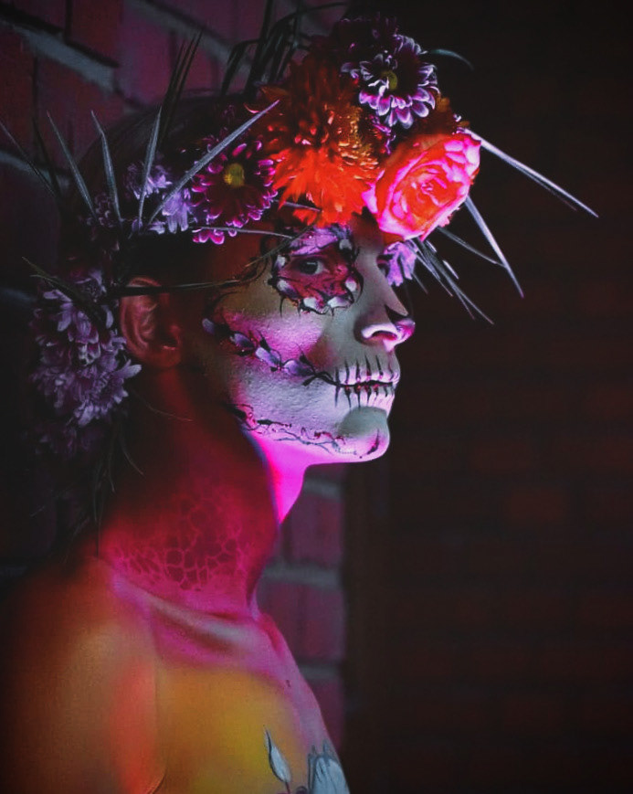 Lorenzo Heel (model) — Ivona's Magic Colors (body paint) — Make-Up Fest, Crystal Palace Ballrooms, Bucharest, 2018