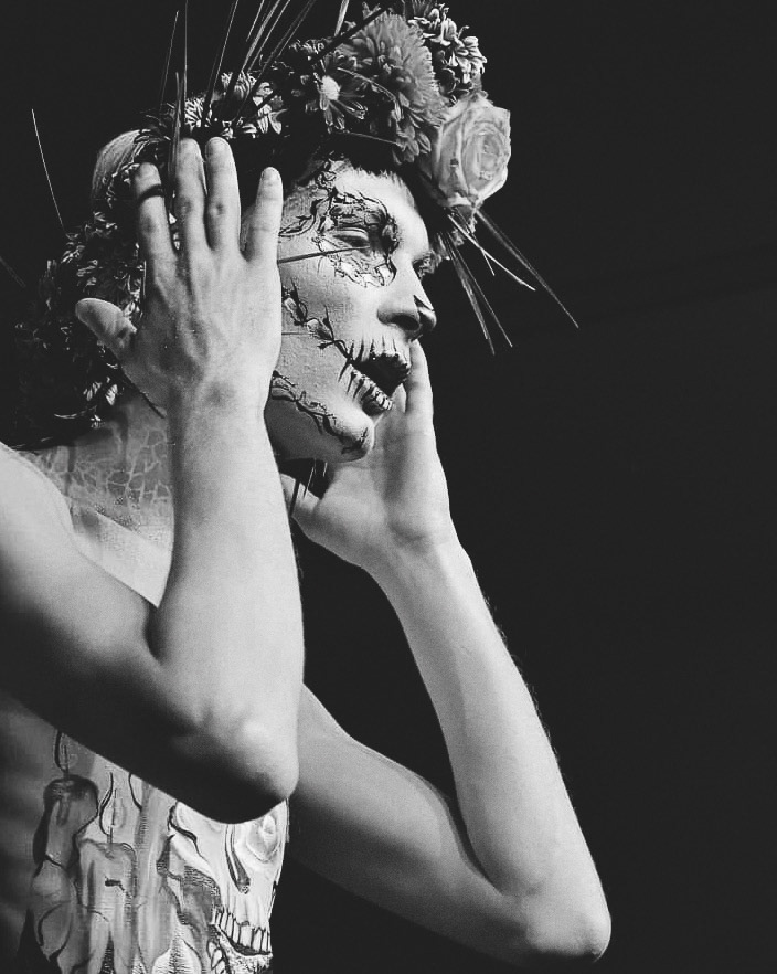 Lorenzo Heel (model) — Ivona's Magic Colors (body paint) — Make-Up Fest, Crystal Palace Ballrooms, Bucharest, 2018