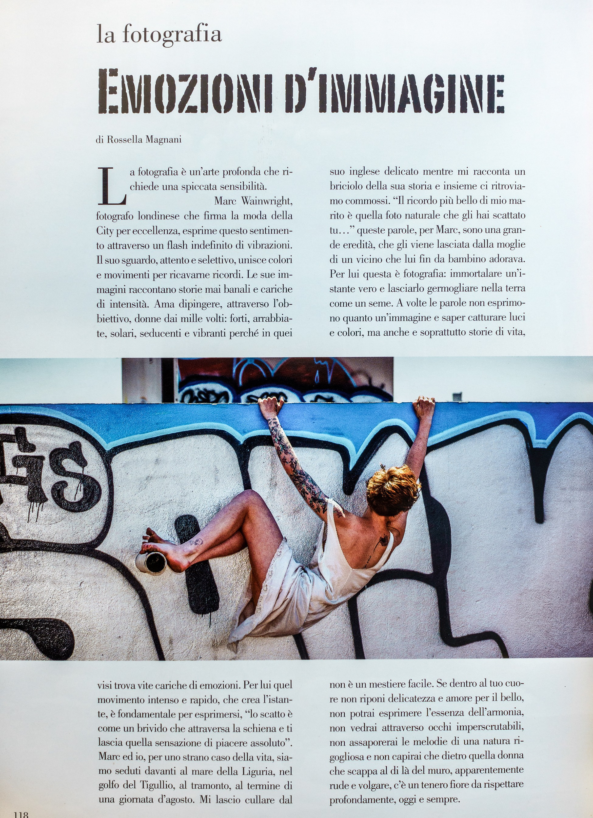 Article on my style in the Glossy Magazine Imagina