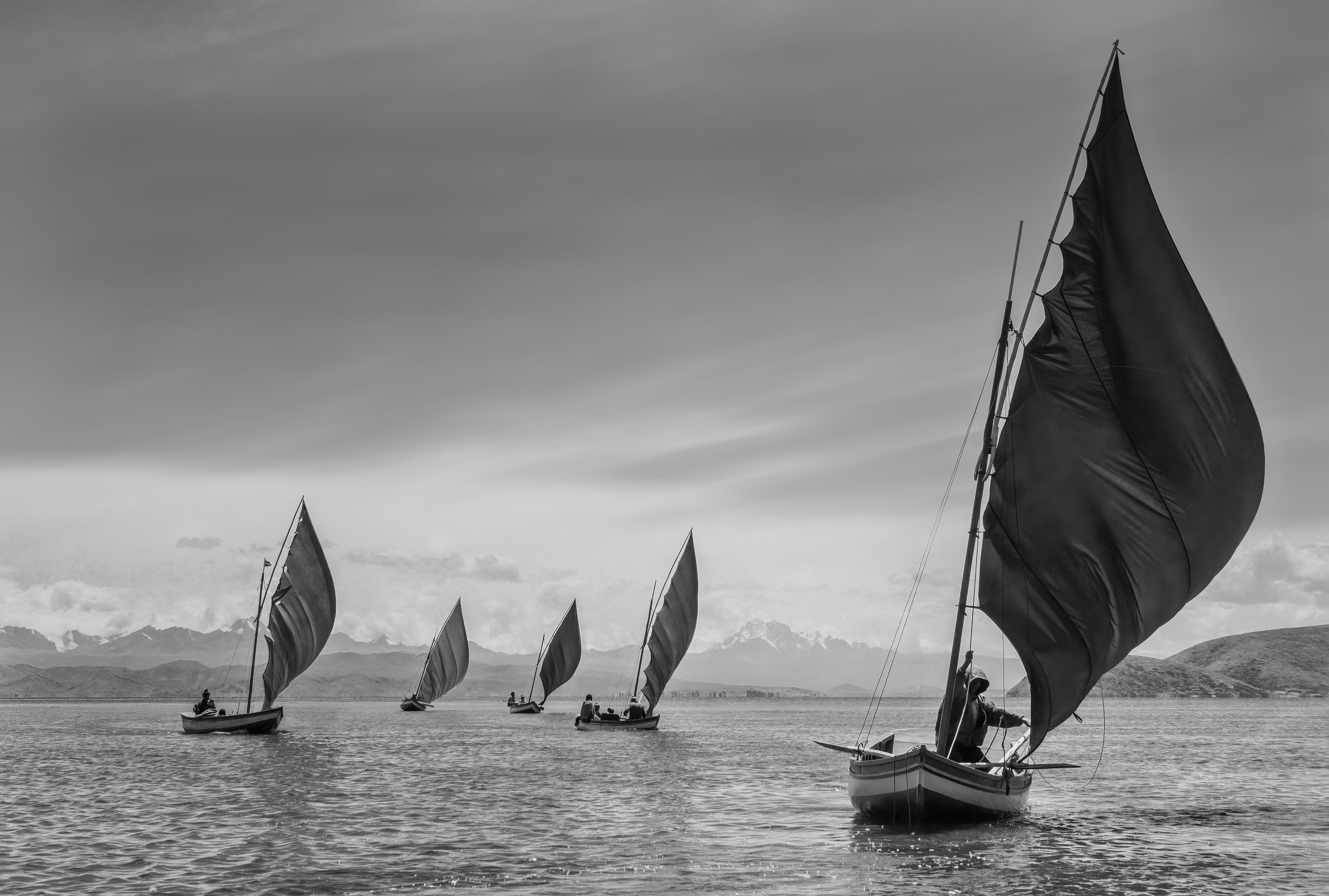 Sailing Lake Titicaca