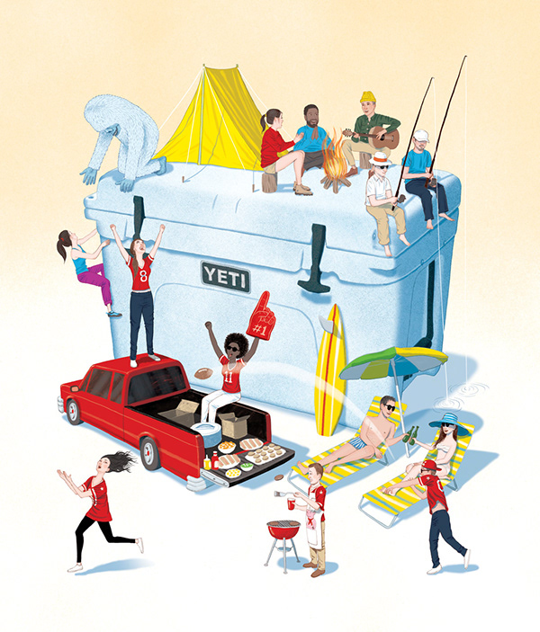 Jason Raish Illustration Yeti Cooler New York Times