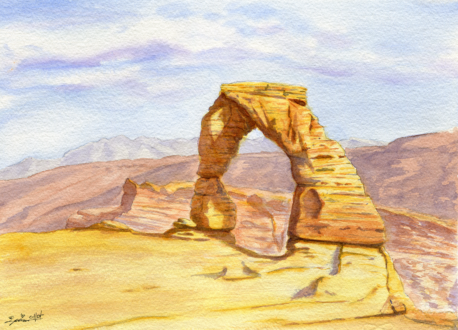 Reverie at Delicate Arch