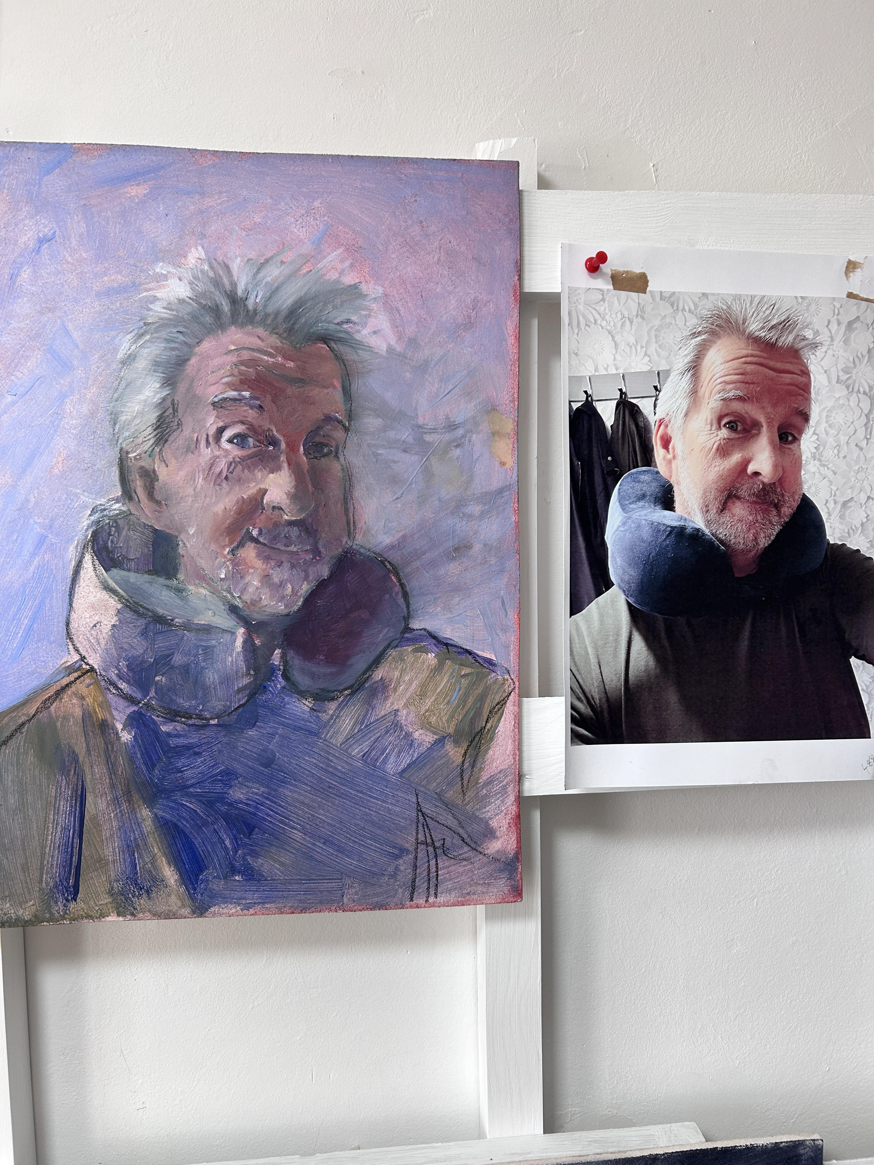 Self portrait under way