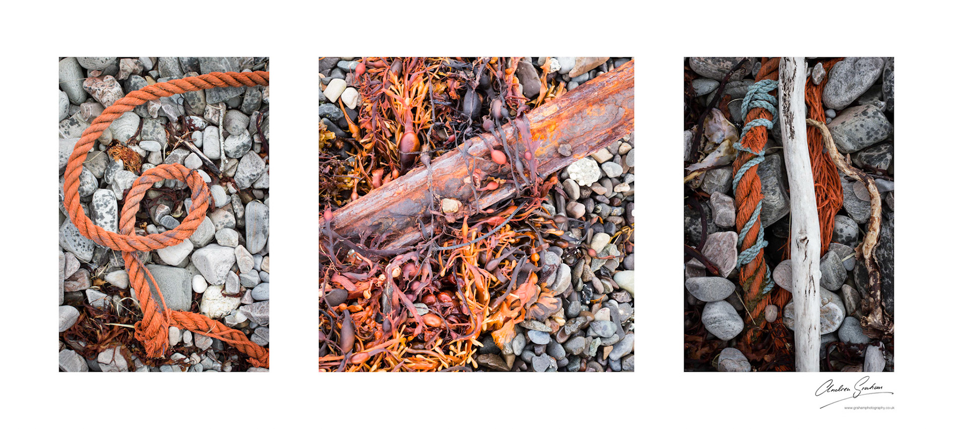 "Flotsam and Jetsam" - a triptych from Hebridean beaches