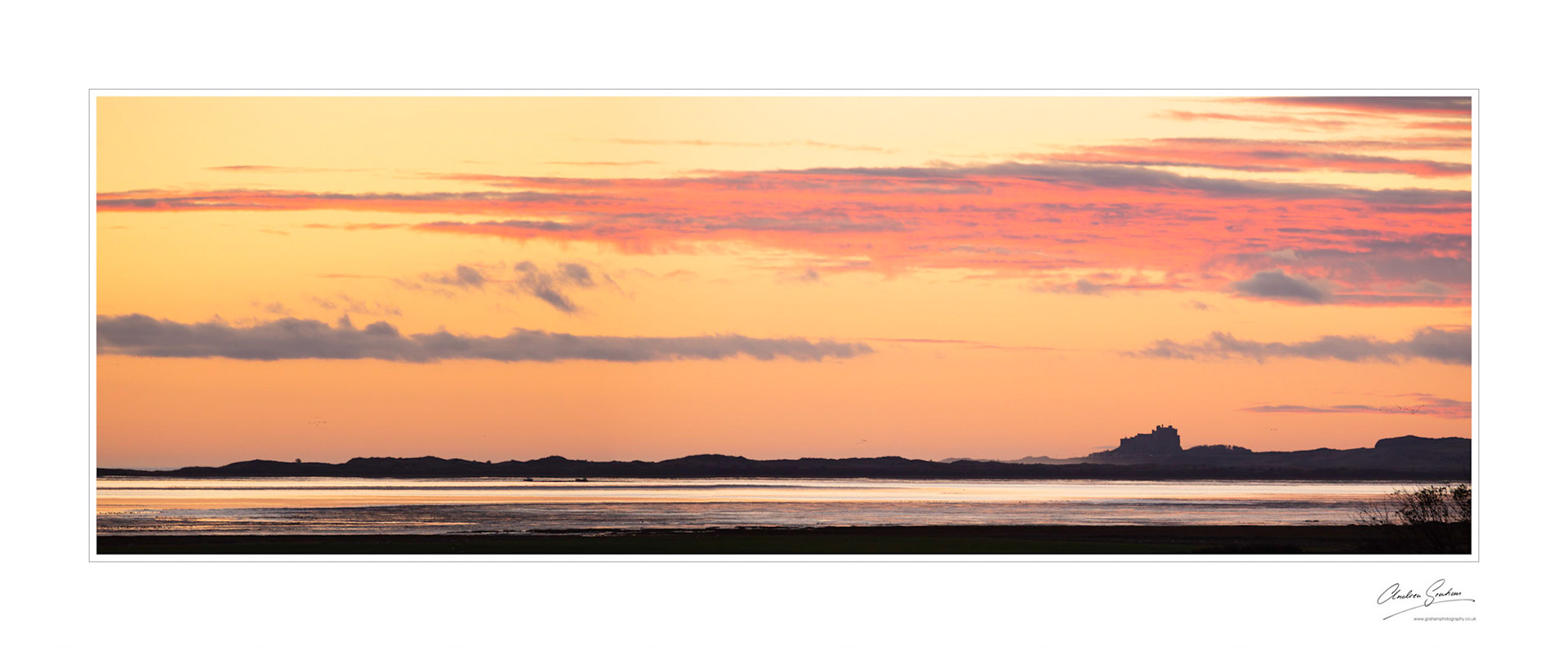 Sunrise, Bamburgh Castle