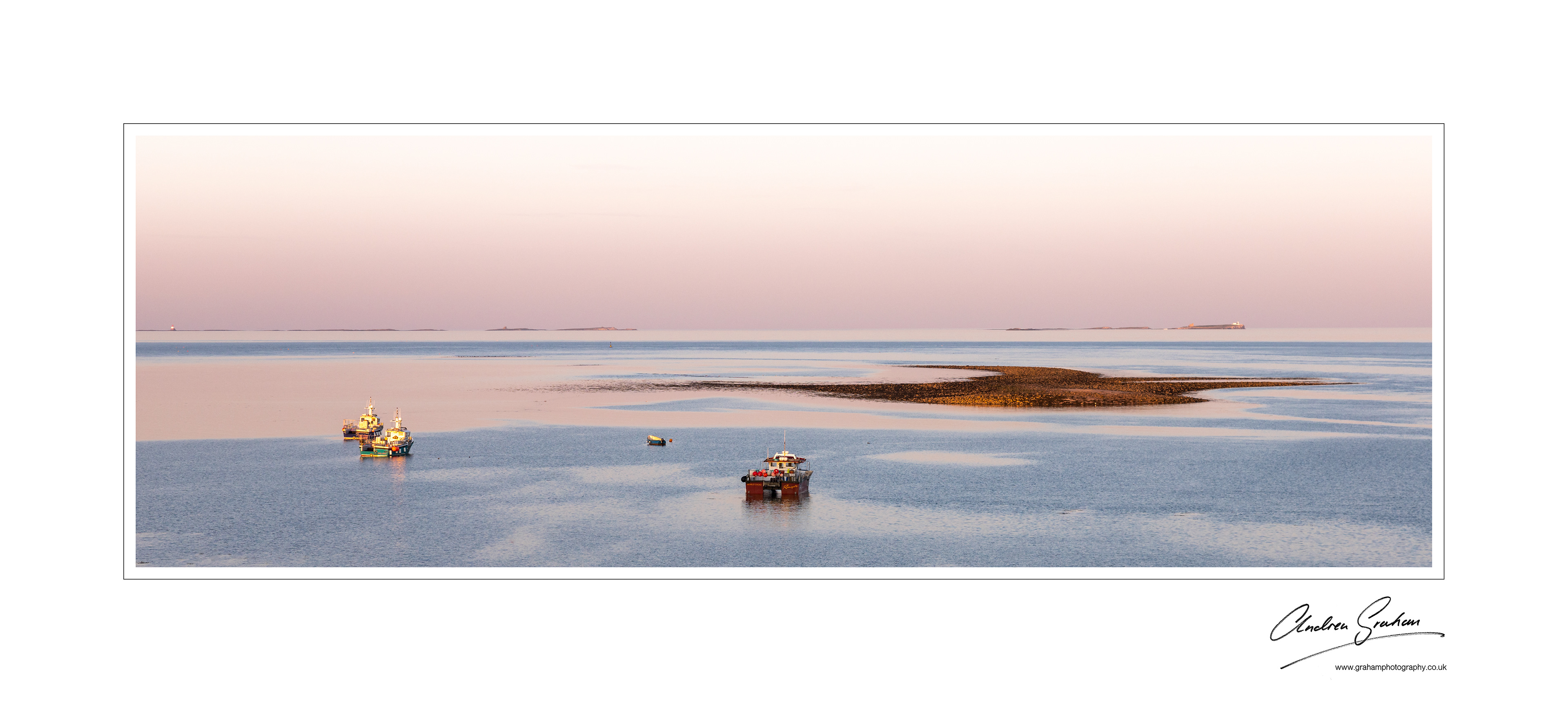 The Farne Islands from Lindisfarne