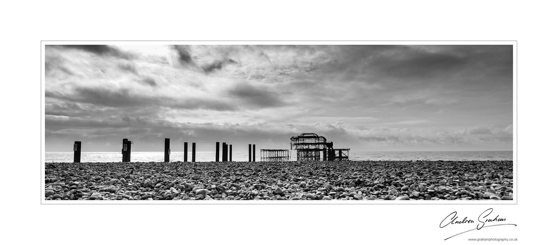 The Old Pier, Brighton.  I've watched this place fall deeper and deeper into disrepair since my student days of the late 1980's.