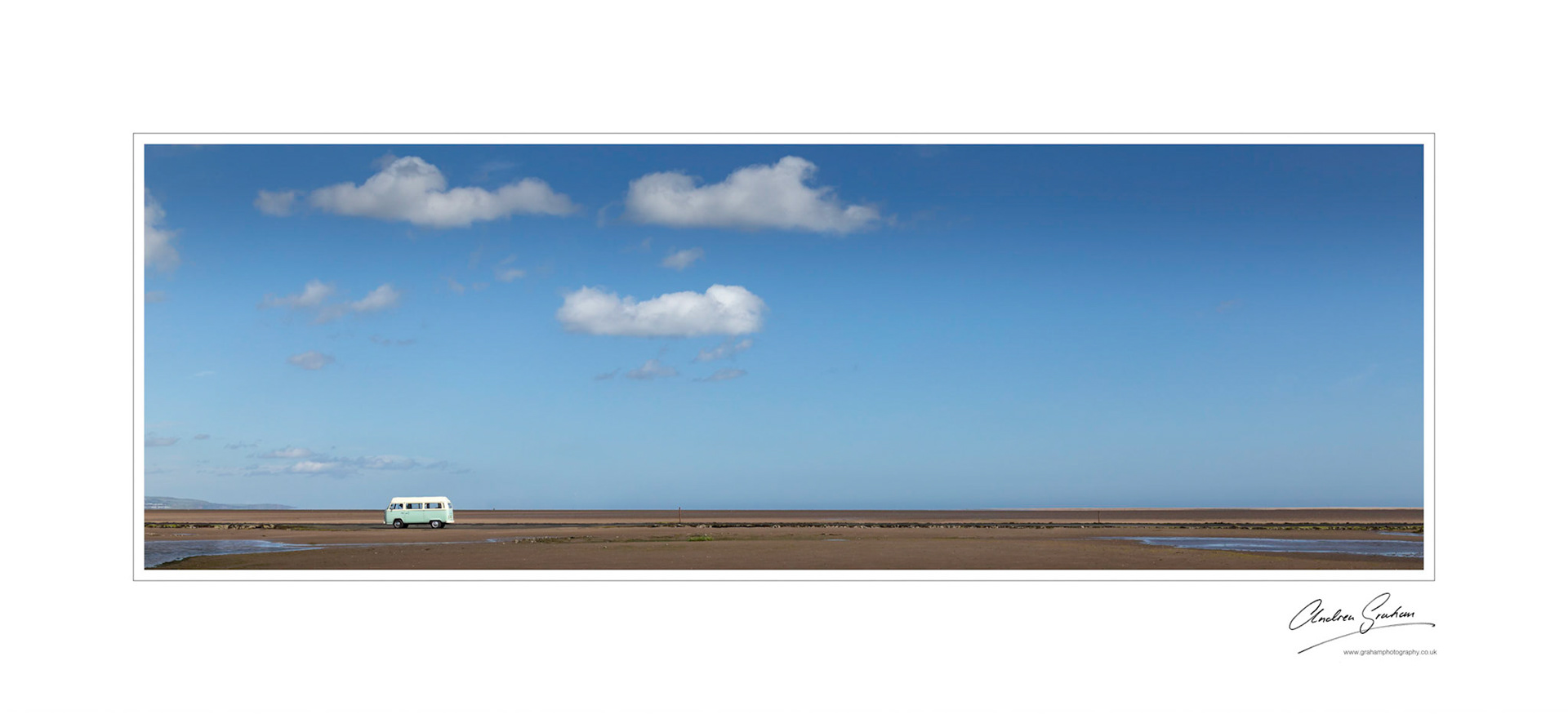 "Big Skies"  on the Causeway - Lindisfarne