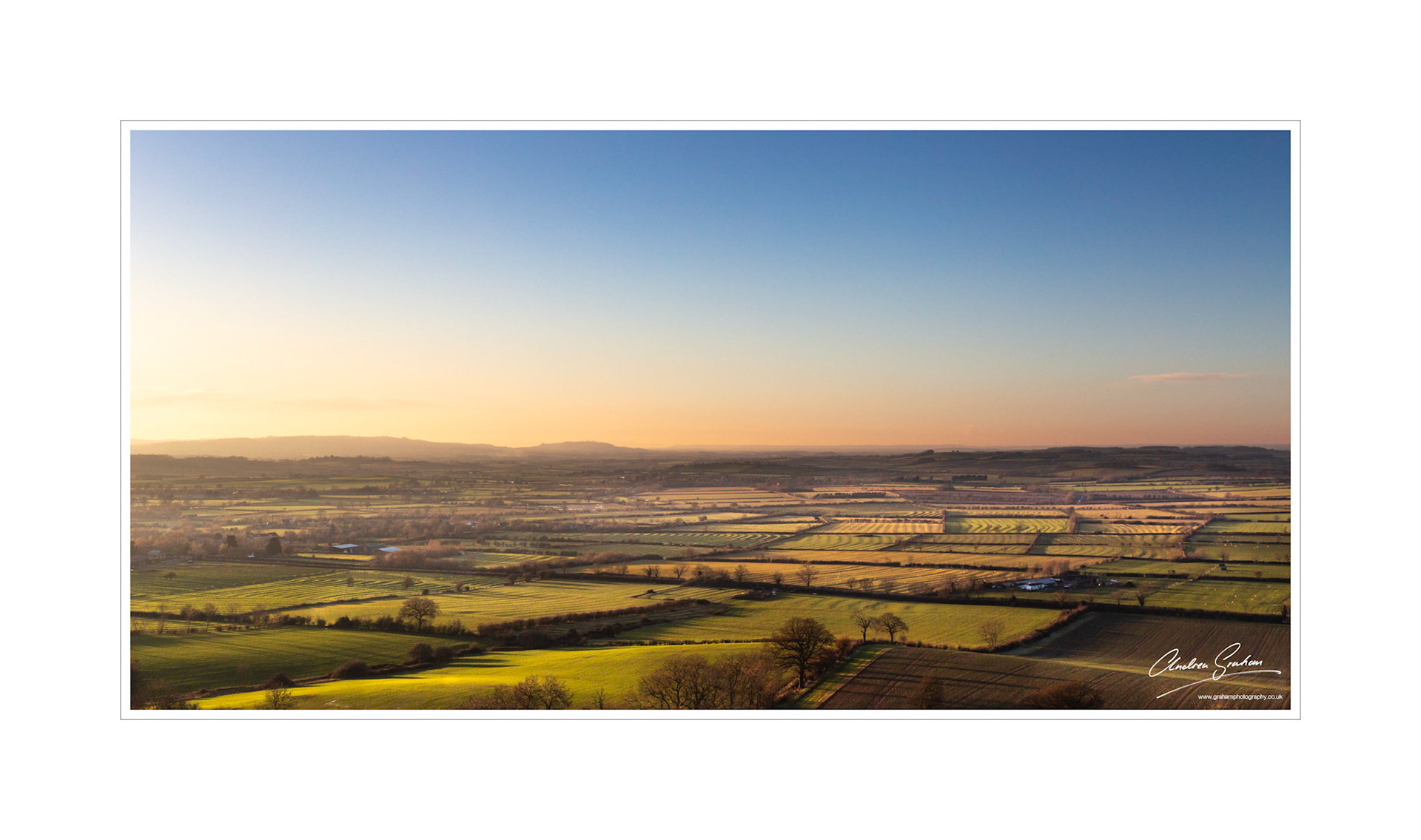 Last Light of 2020 - Vale of the Red Horse