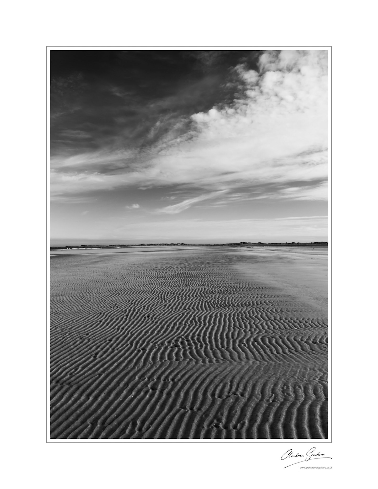 "Corrugated Sand" - the North Beach - Lindisfarne