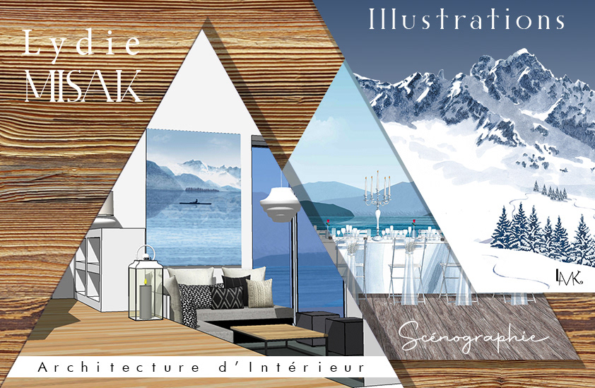 Architecture d'Intérieur - Illustrations -Scénographie