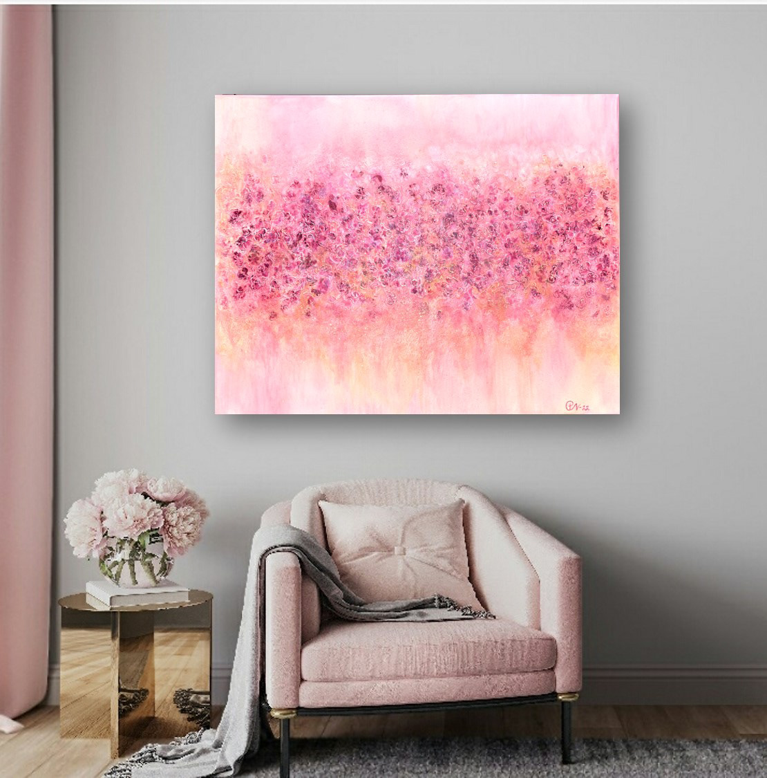 Wild Roses 100x80 cm