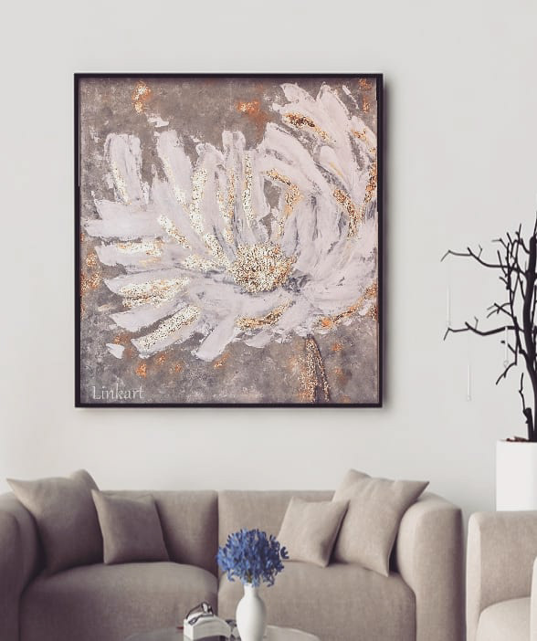 Flaming flower 50x60 cm
