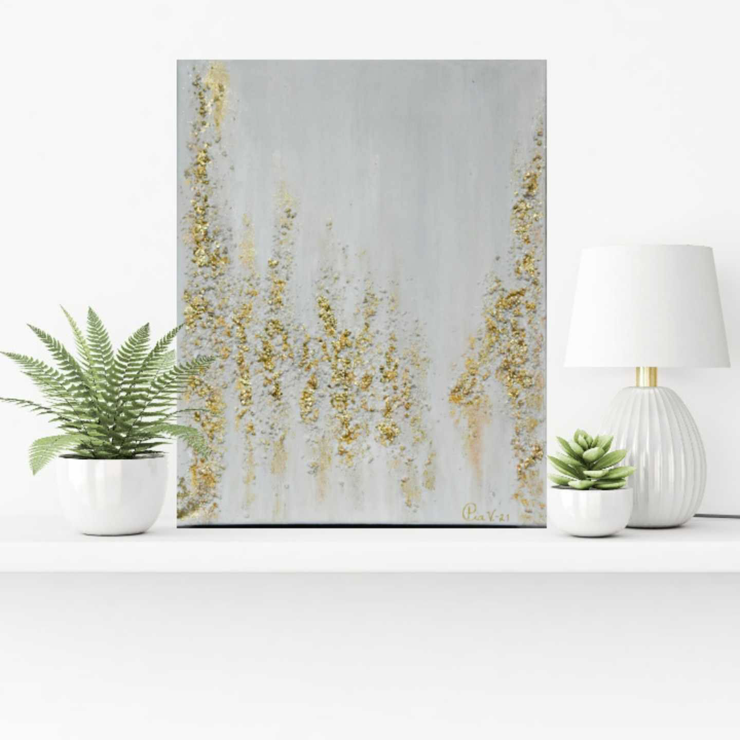 Glow of stones 4 40x50 cm