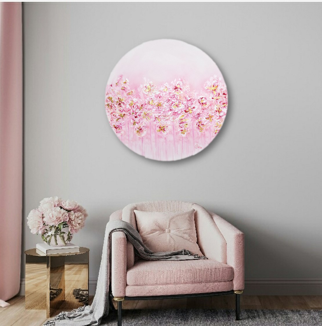 Flower Light 5 60x60 cm