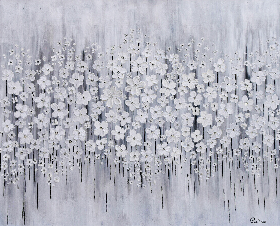 Diamond Flower 100x80 cm